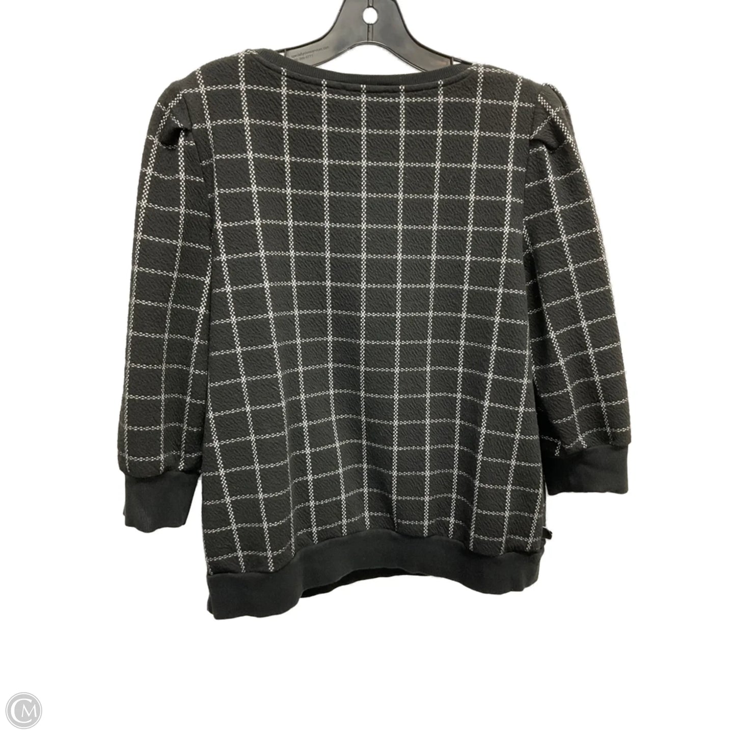 Blouse Designer By Karl Lagerfeld In Black, Size: M