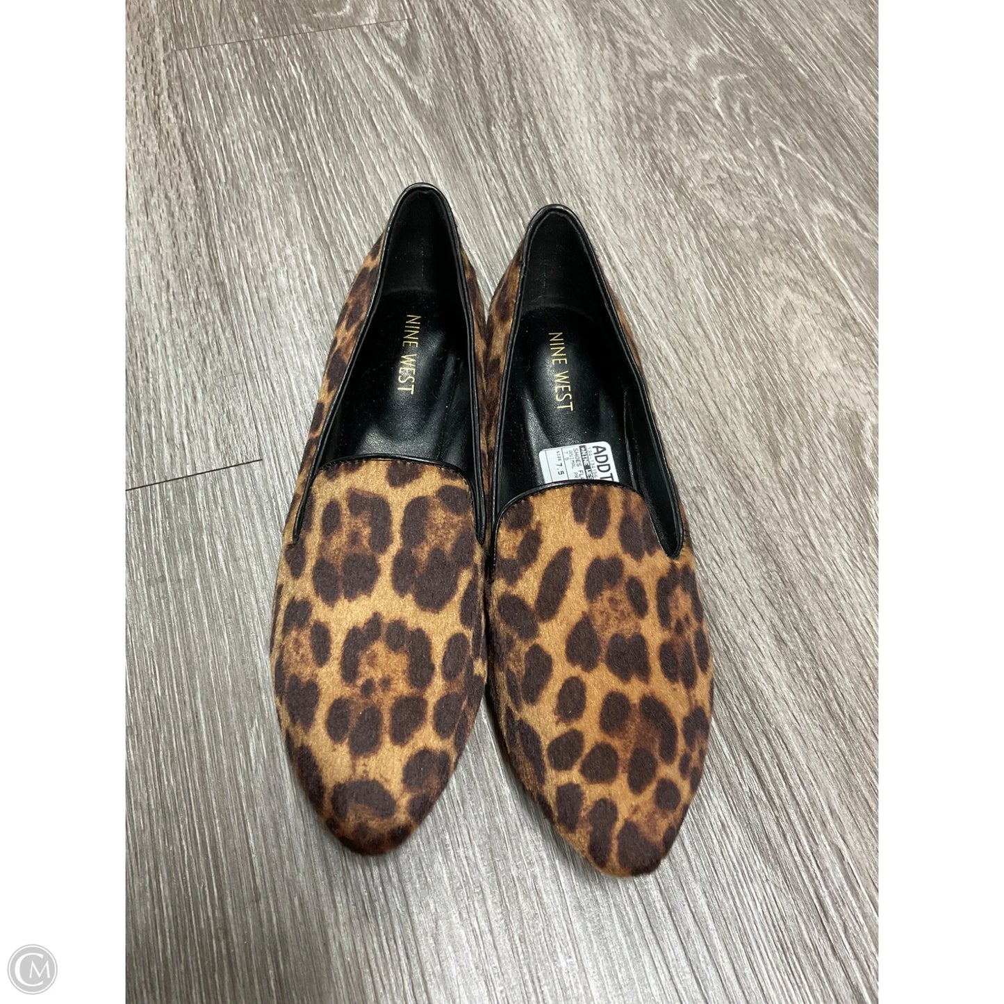 Shoes Flats By Nine West In Animal Print, Size: 7.5