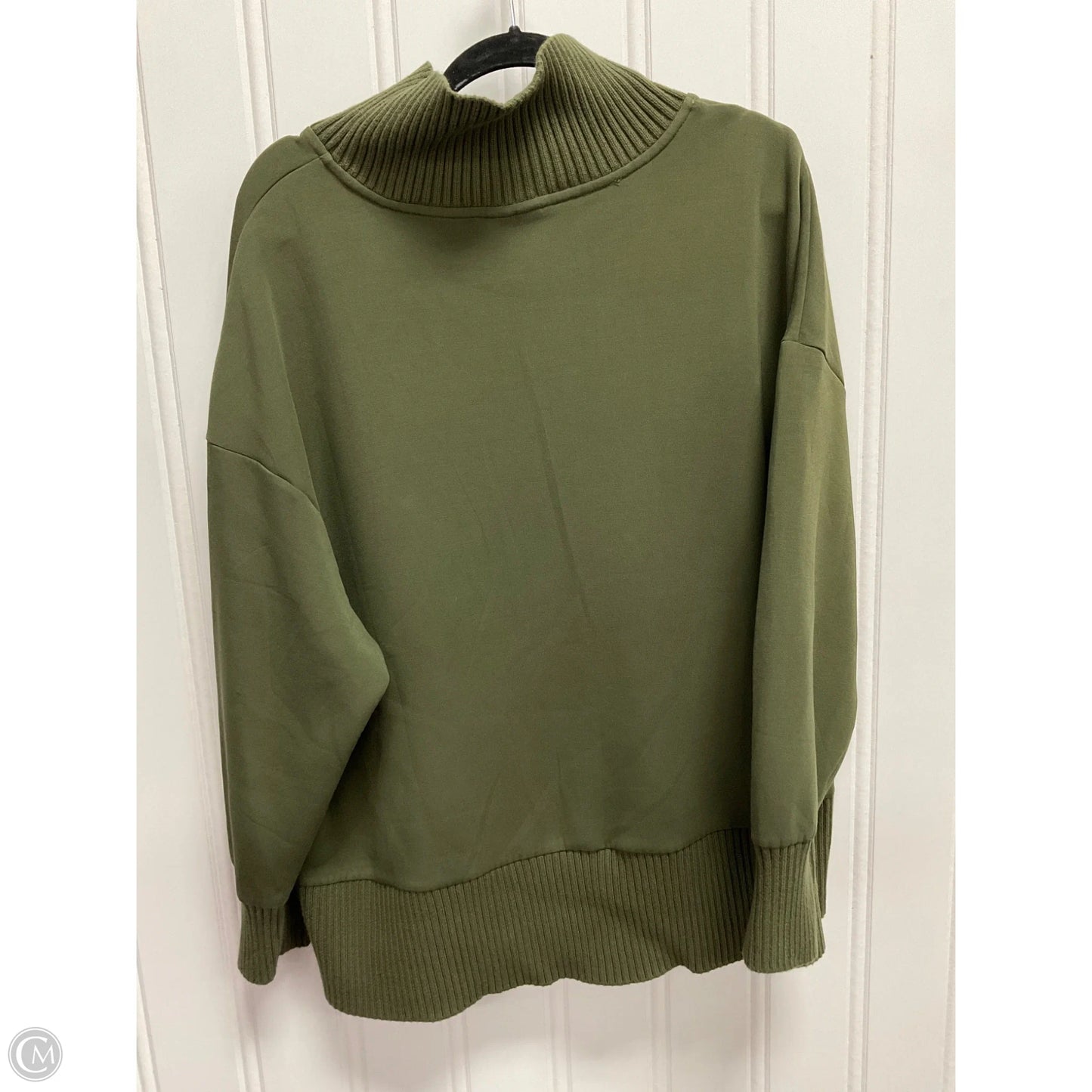 Sweatshirt Collar By Varley In Green, Size: Xl