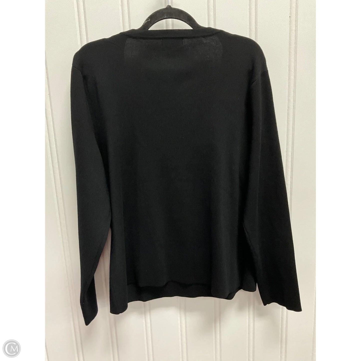 Sweater By Calvin Klein In Black, Size: L