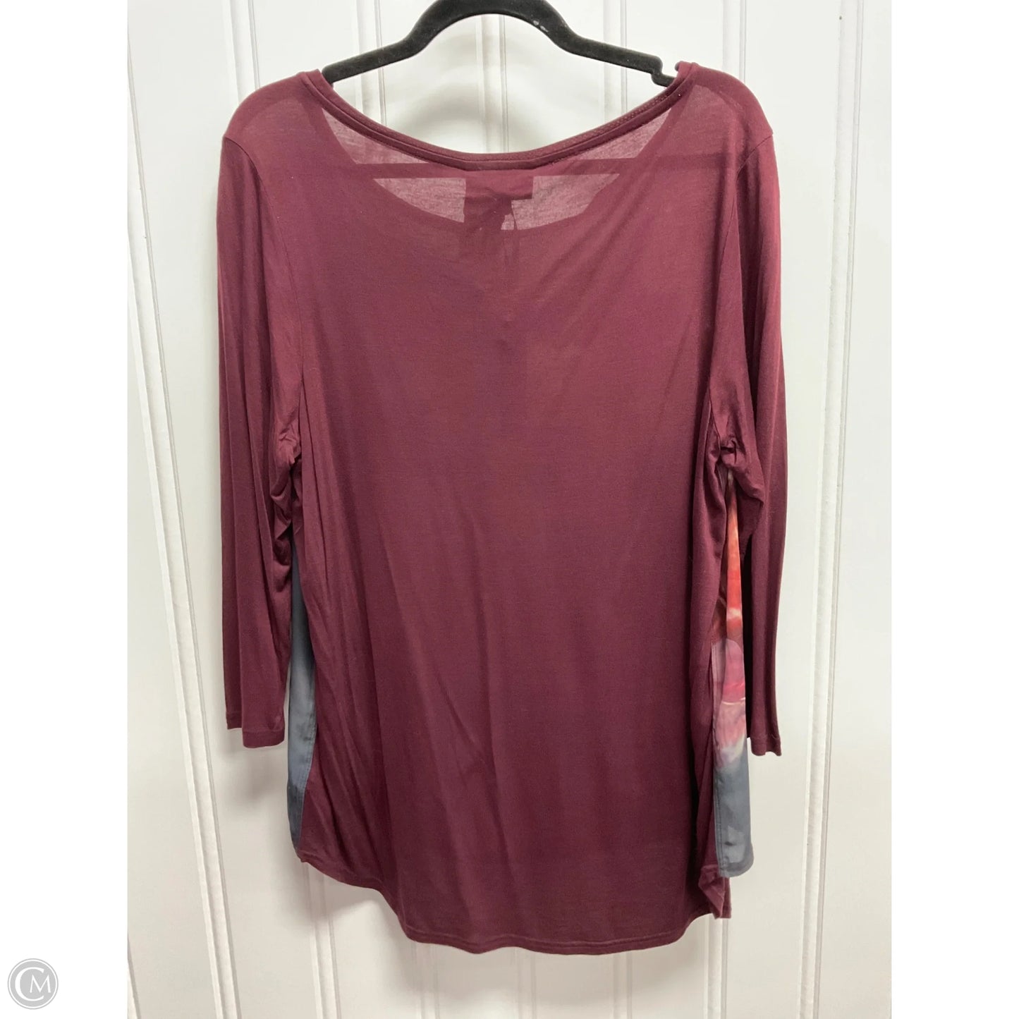 Top Long Sleeve By Jeans By Buffalo In Multi-colored, Size: L