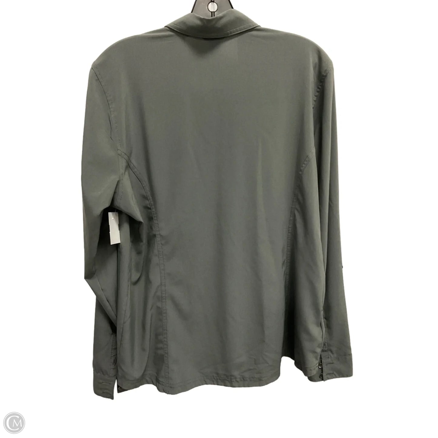 Top Long Sleeve By Eddie Bauer In Grey, Size: L