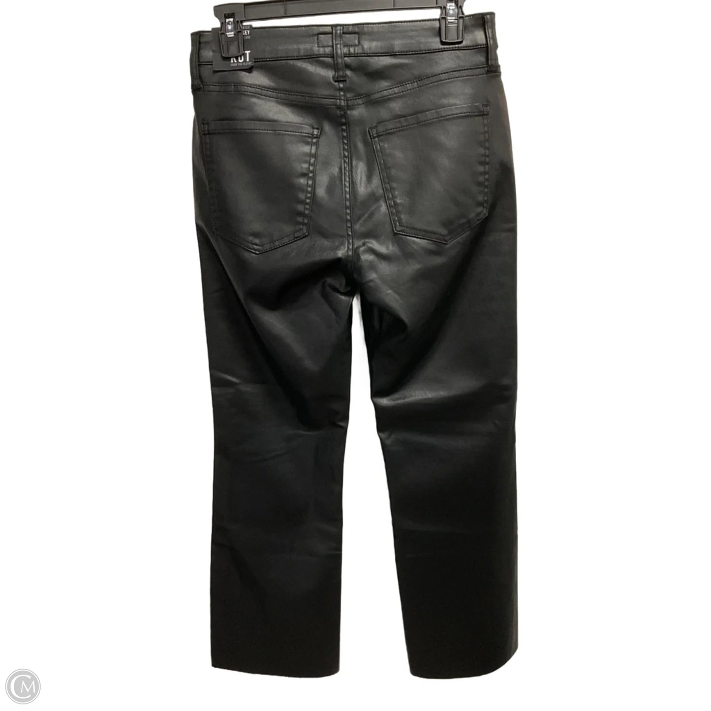 Jeans Straight By Kut In Black, Size: 4