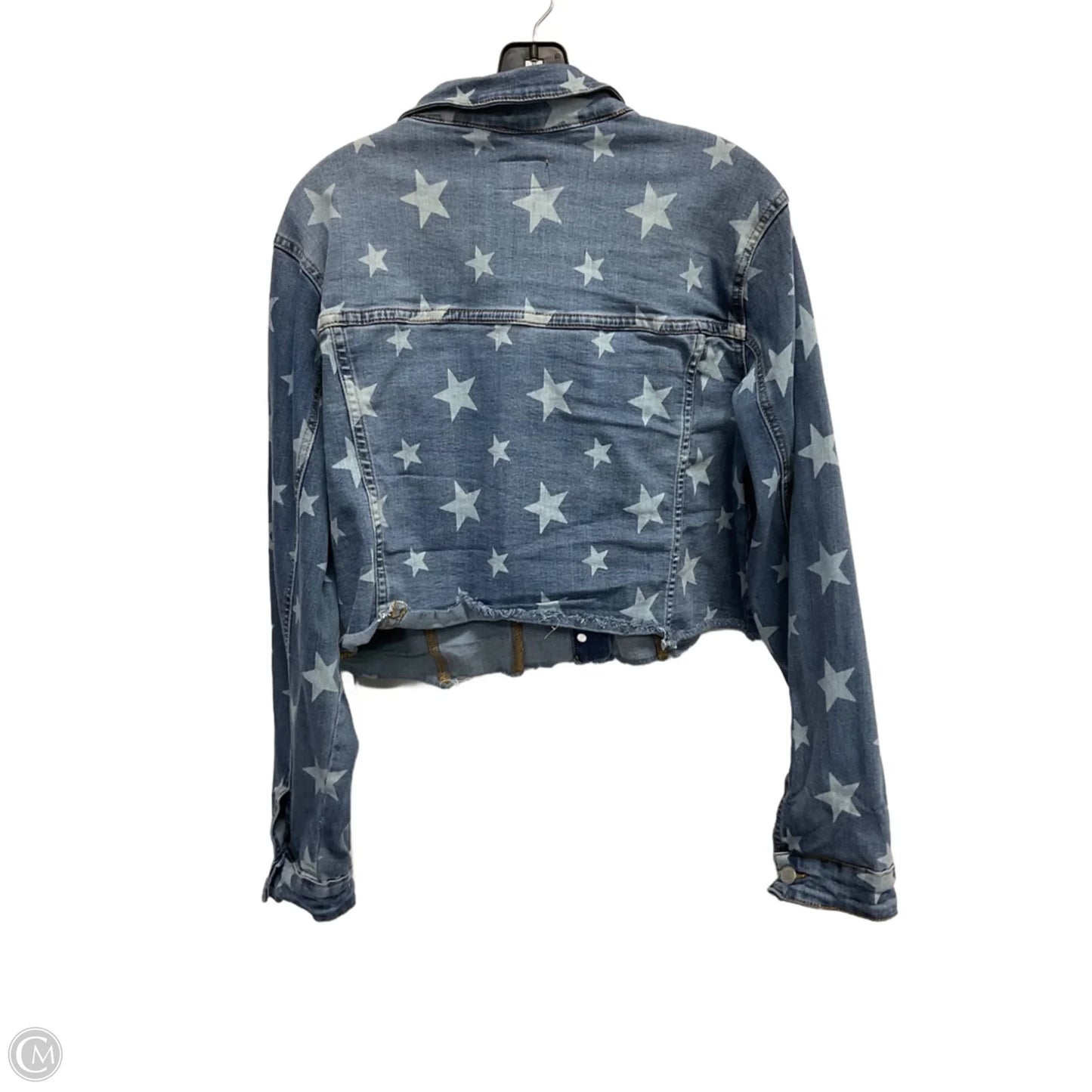 Jacket Denim By Judy Blue In Blue, Size: M