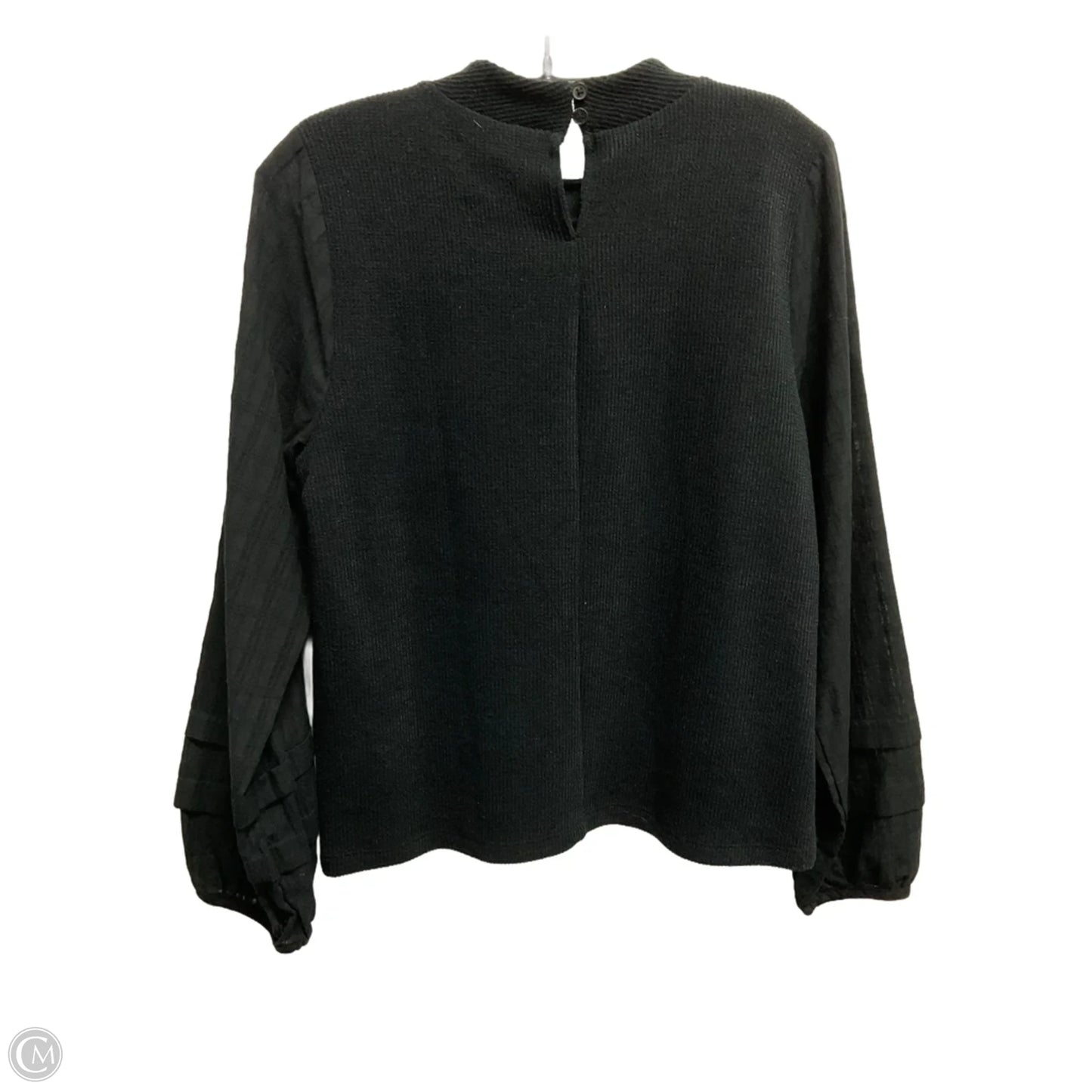 Top Long Sleeve By Madewell In Black, Size: L