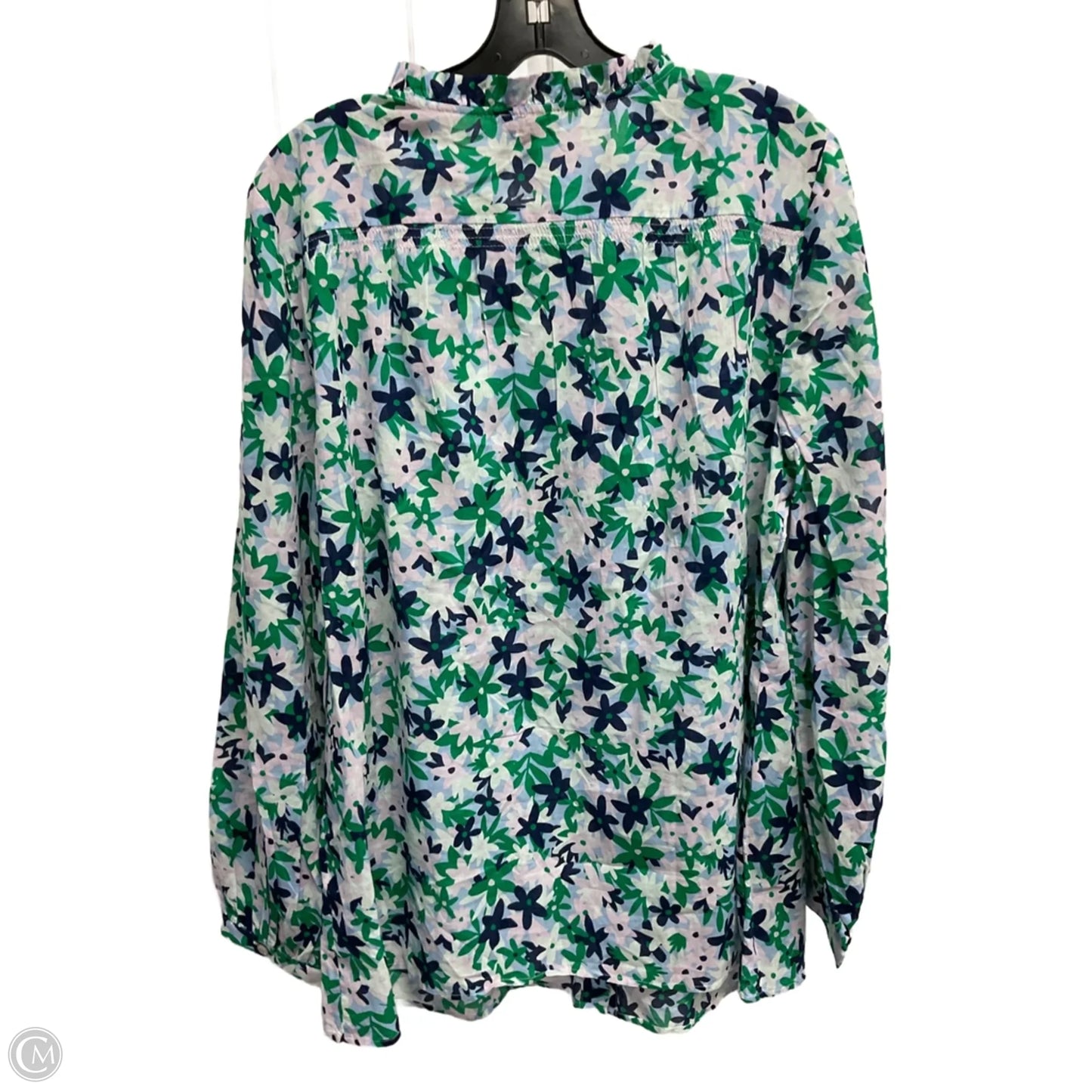Top Long Sleeve By Talbots In Multi-colored, Size: Xl