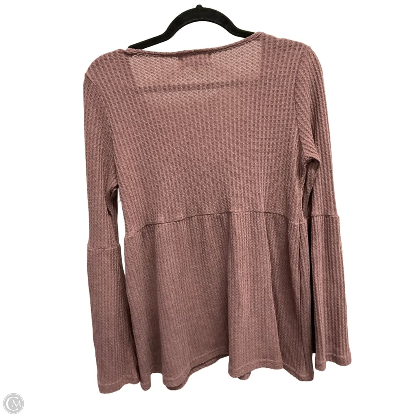 Top Long Sleeve By Clothes Mentor In Brown, Size: M