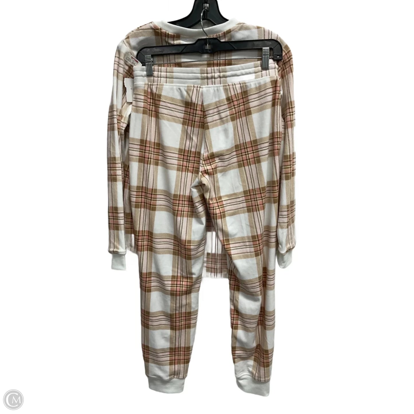Lounge Set Pants By Rachel Zoe In Plaid Pattern, Size: S