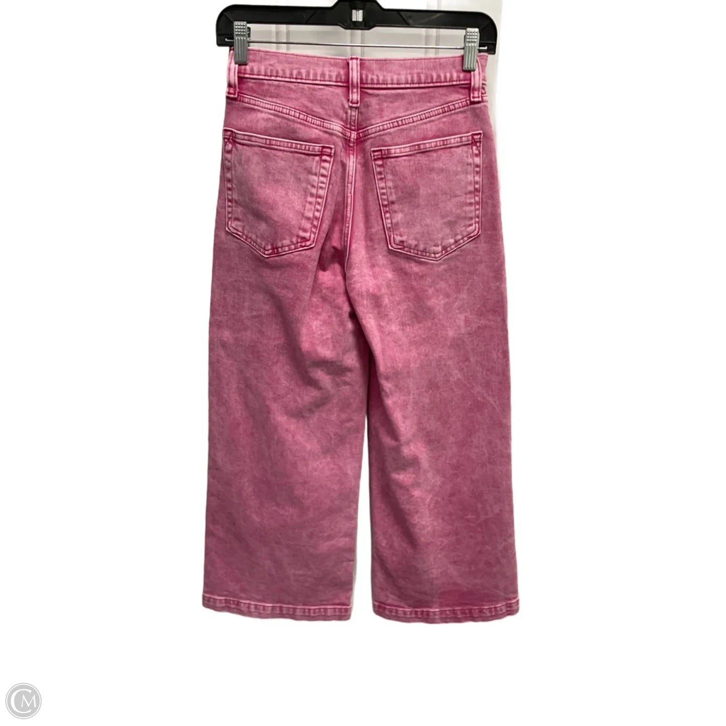Jeans Wide Leg By Gap In Pink, Size: Xxsp