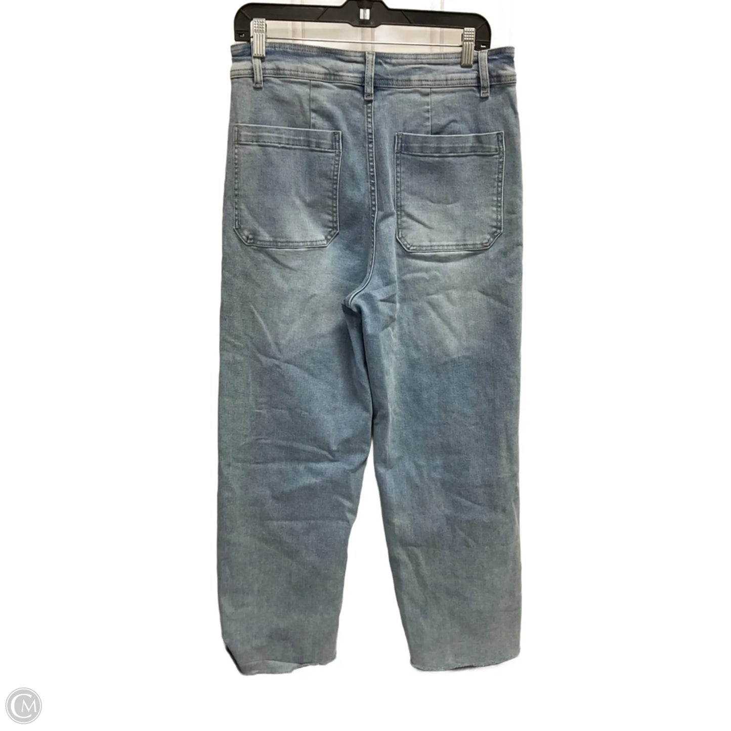 Jeans Wide Leg By Oat In Blue, Size: 12