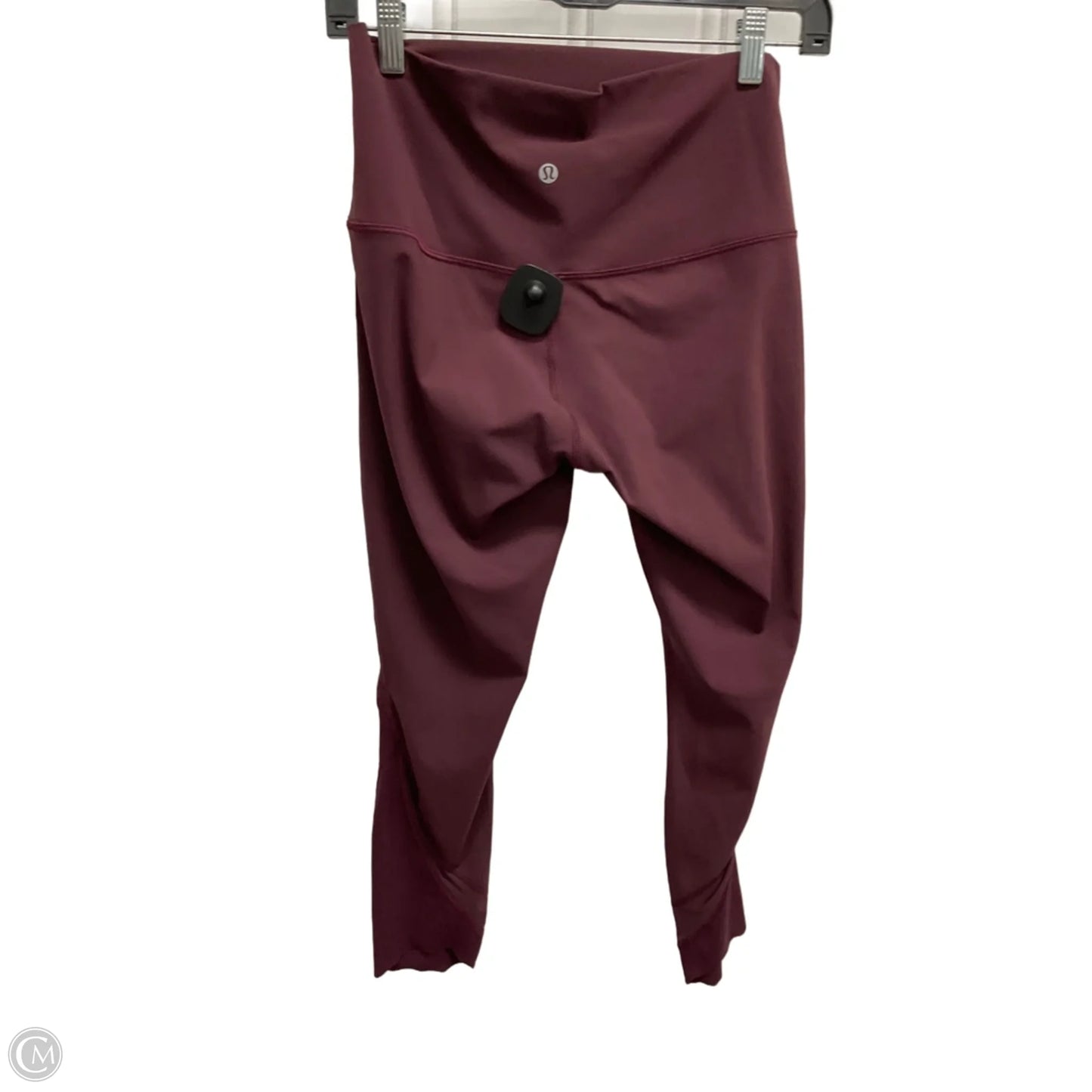 Athletic Leggings By Lululemon In Maroon, Size: M