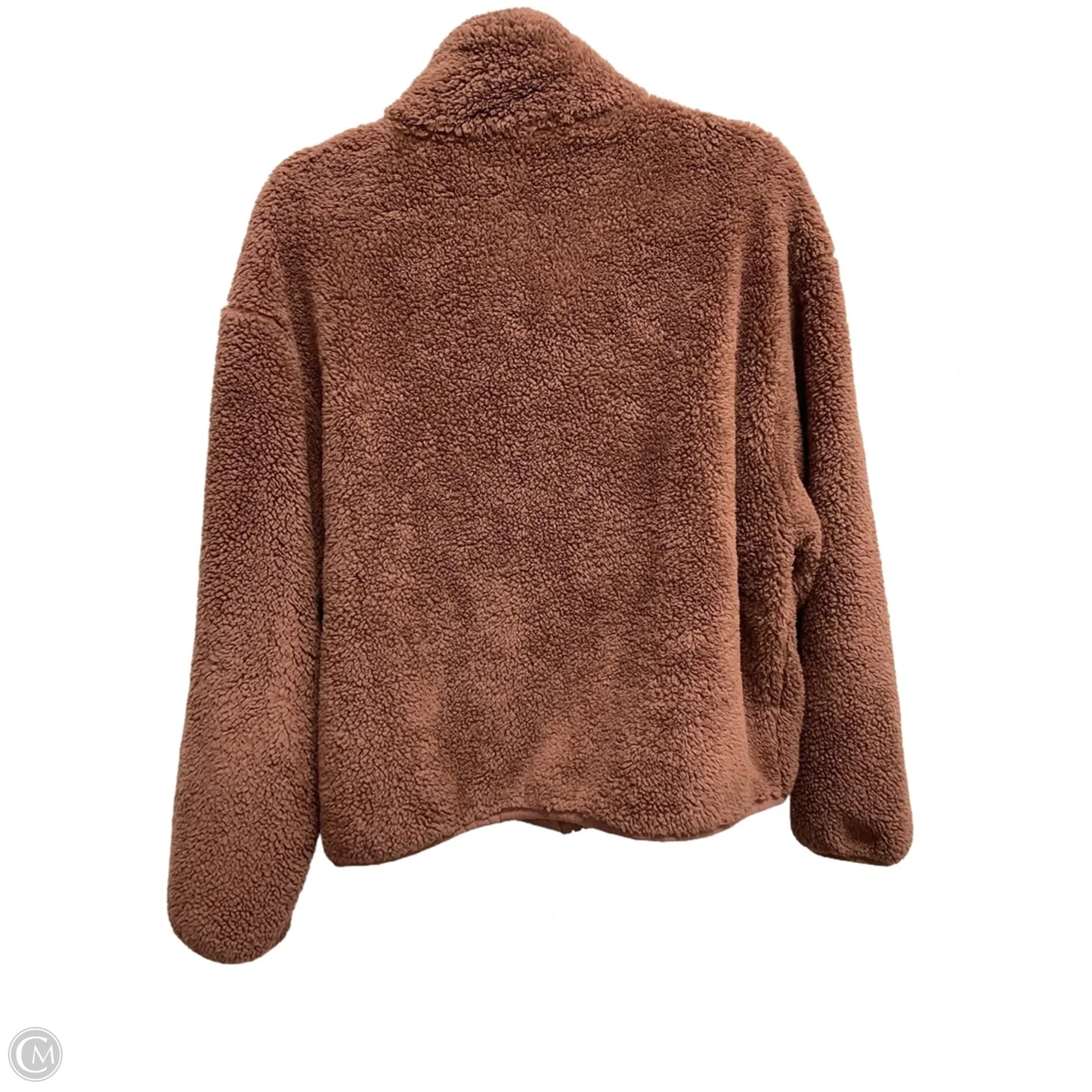 Jacket Faux Fur & Sherpa By Old Navy In Brown, Size: Xl