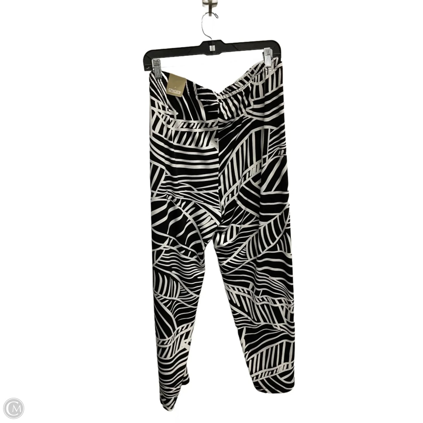 Pants Lounge By Chicos In Black & White, Size: 16