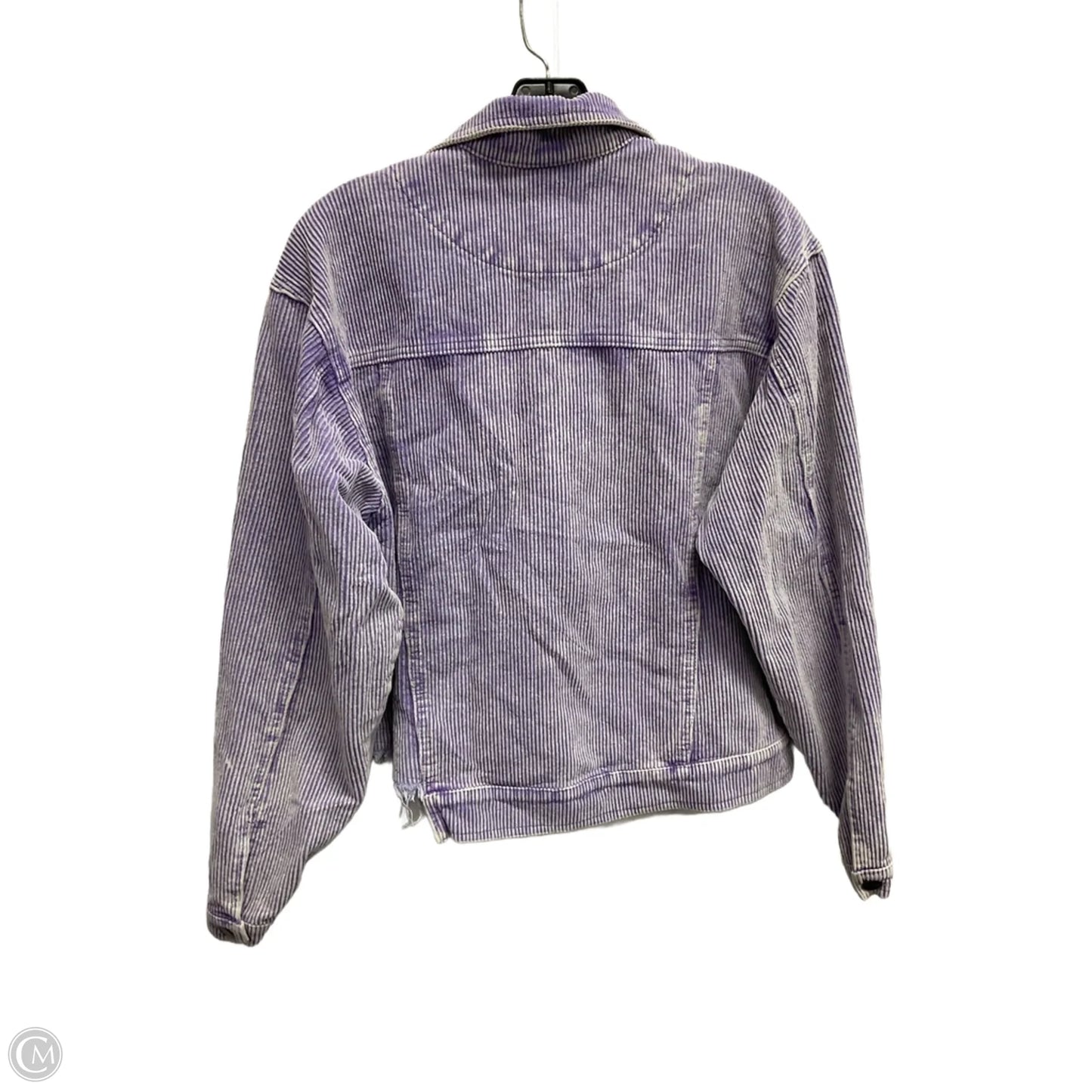Jacket Shirt By Pol In Purple, Size: S
