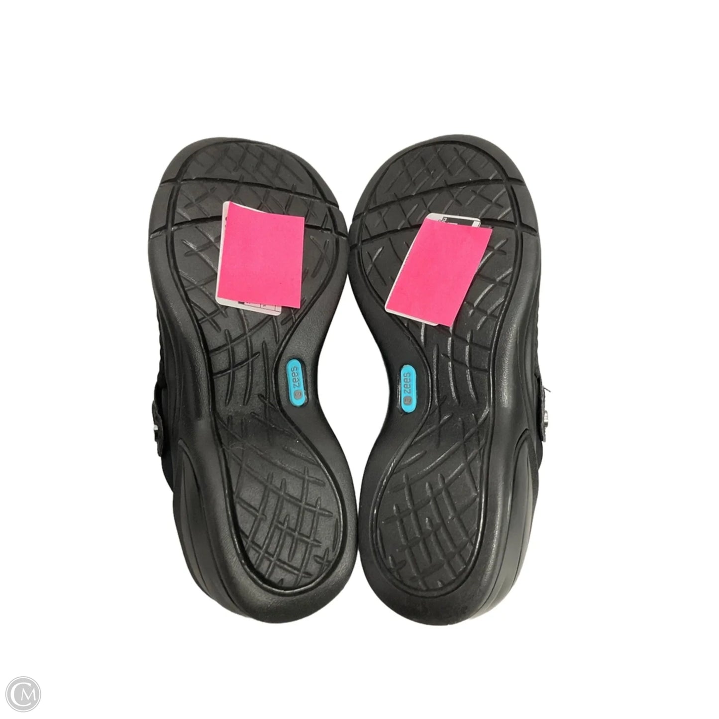 Shoes Heels Wedge By Bzees In Black, Size: 7.5