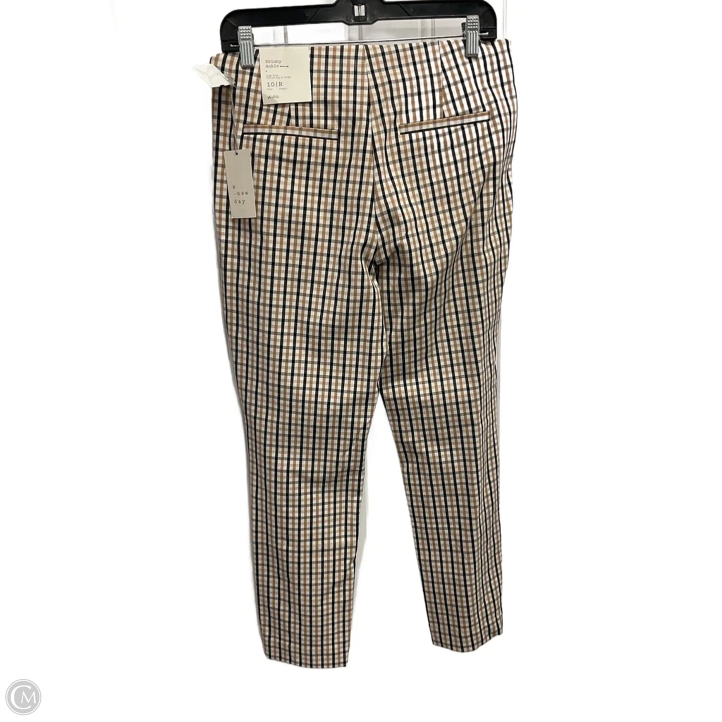 Pants Dress By A New Day In Plaid Pattern, Size: 10