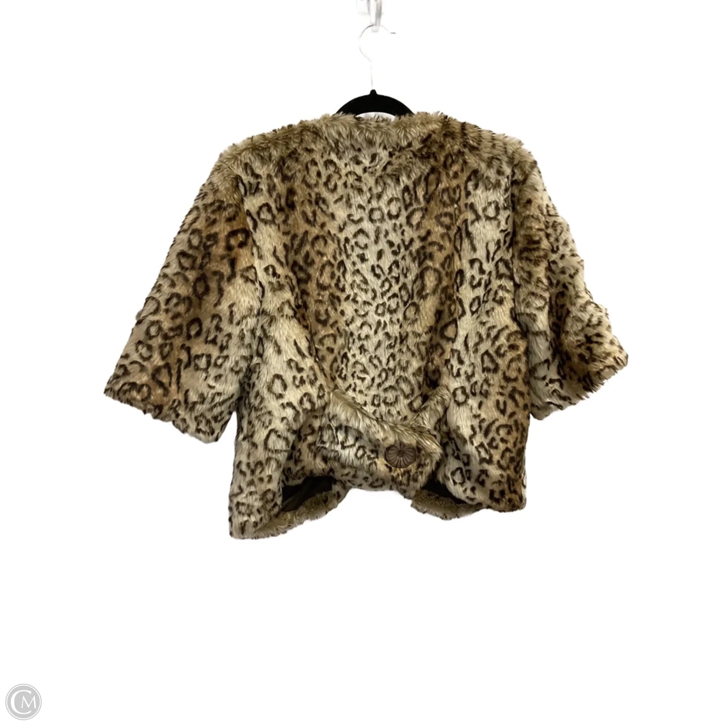 Jacket Faux Fur & Sherpa By Sisters In Animal Print, Size: Xl