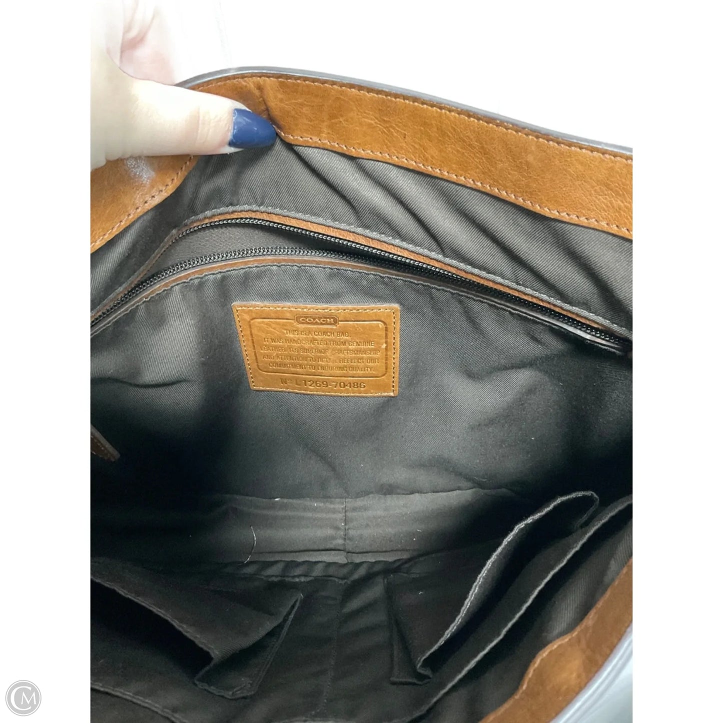 Crossbody Designer By Coach, Size: Large