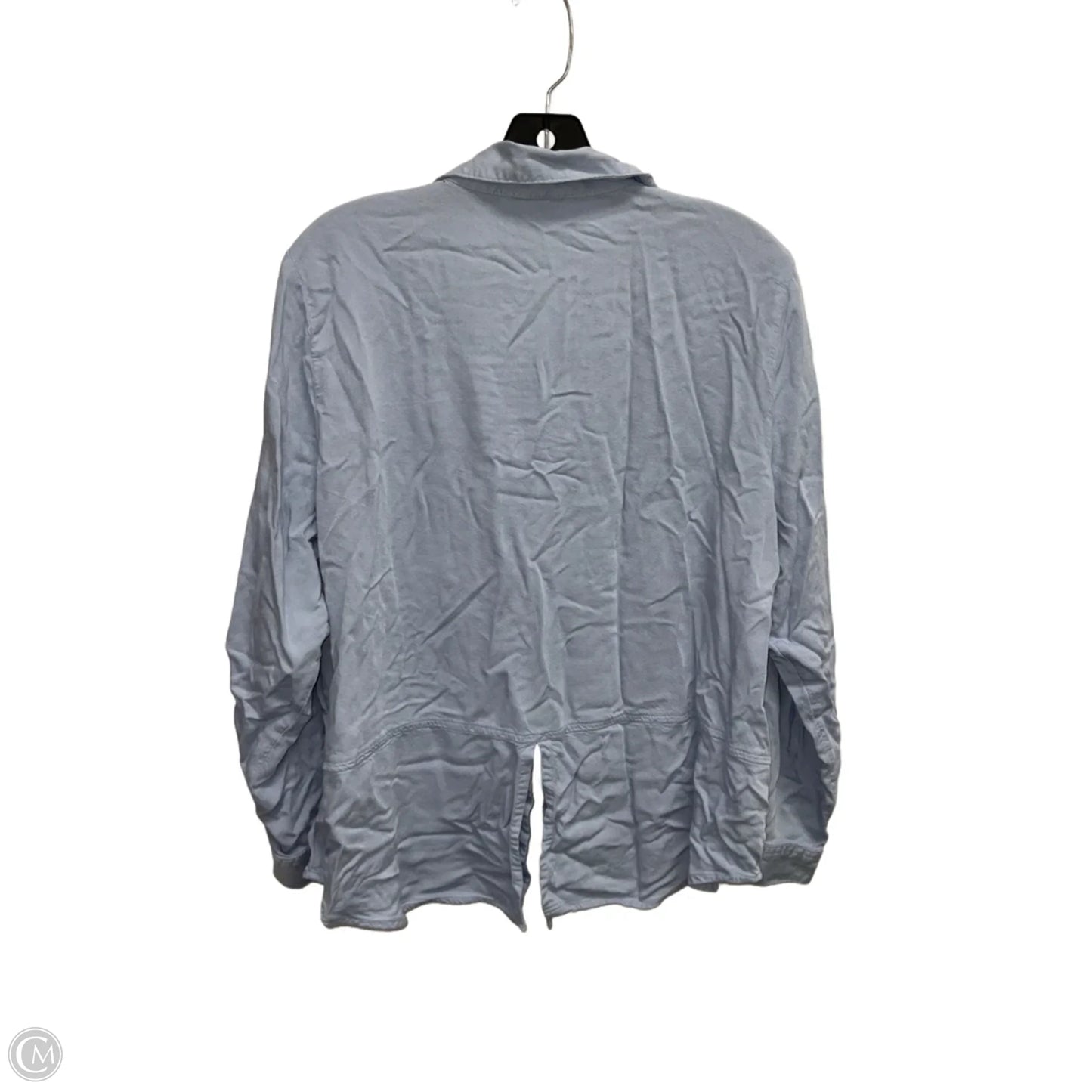 Top Long Sleeve By Beachlunchlounge In Blue, Size: Xl