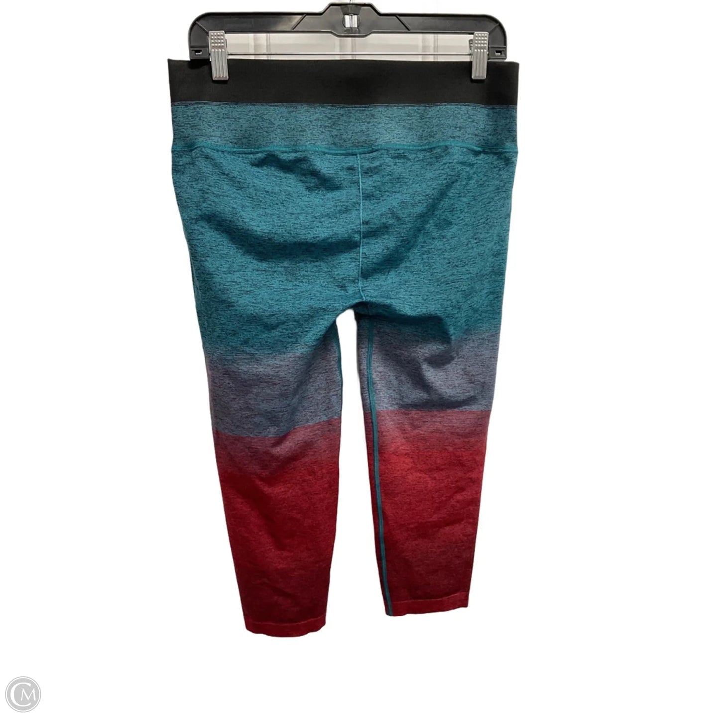 Athletic Leggings Capris By Athleta In Blue & Red, Size: Xl