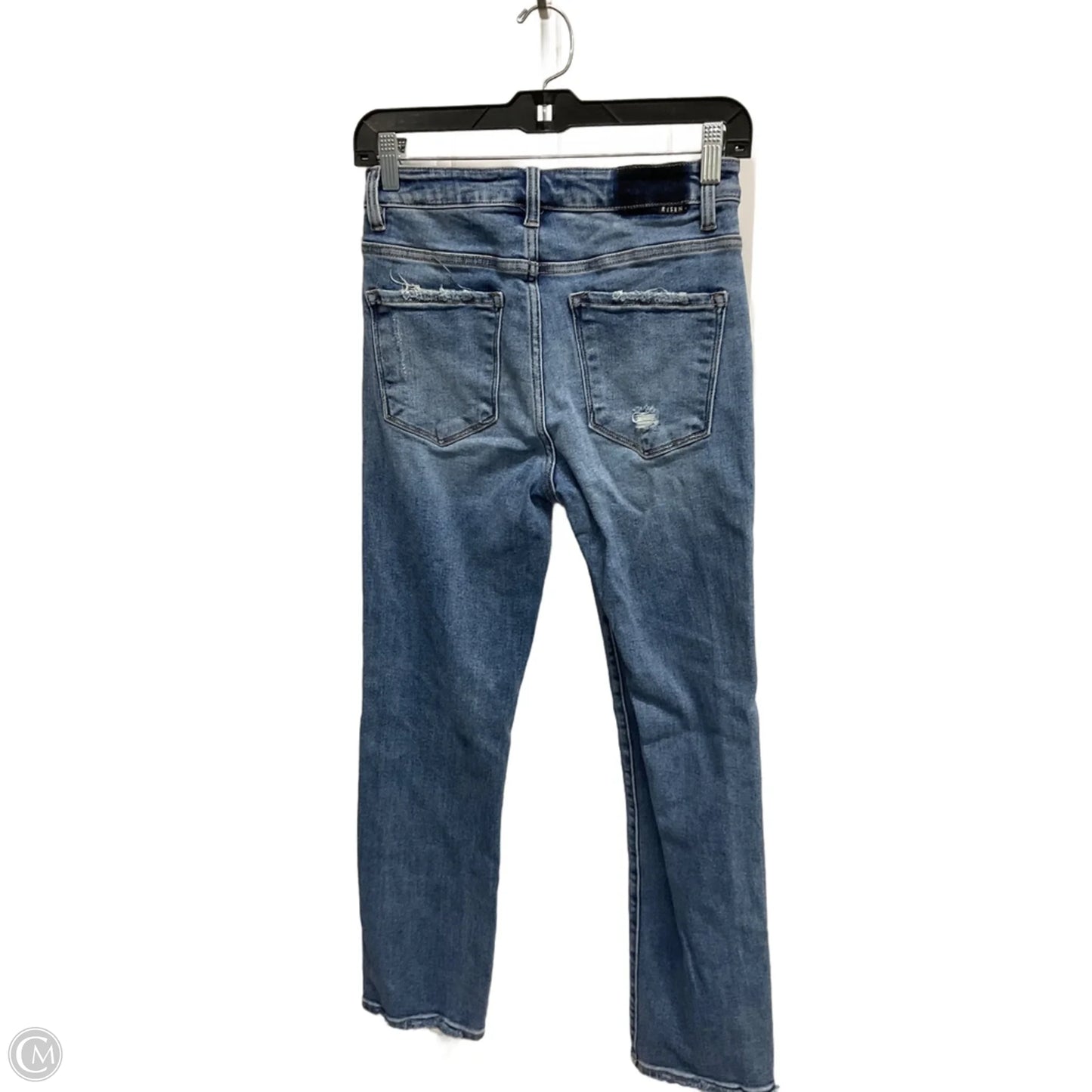 Jeans Straight By Risen In Blue, Size: 4