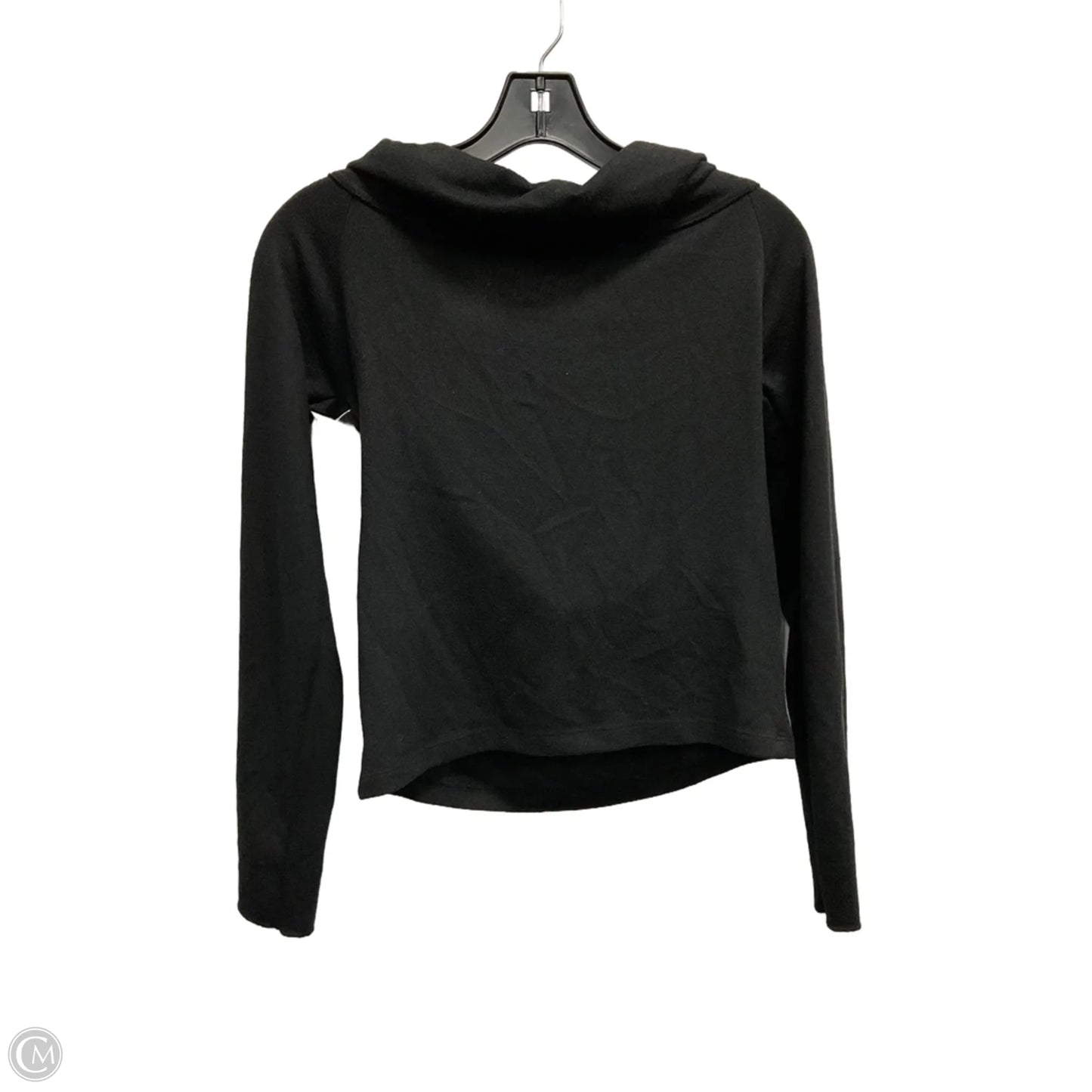 Top Long Sleeve By Zara In Black, Size: L