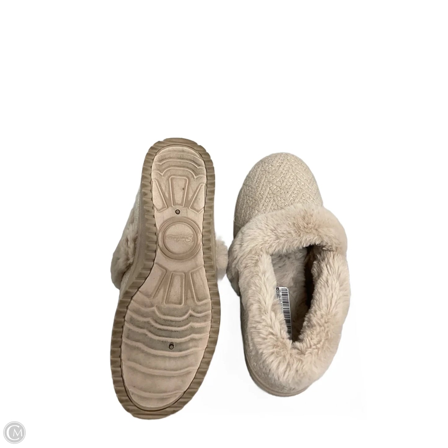 Slippers By Skechers In Beige, Size: 9.5
