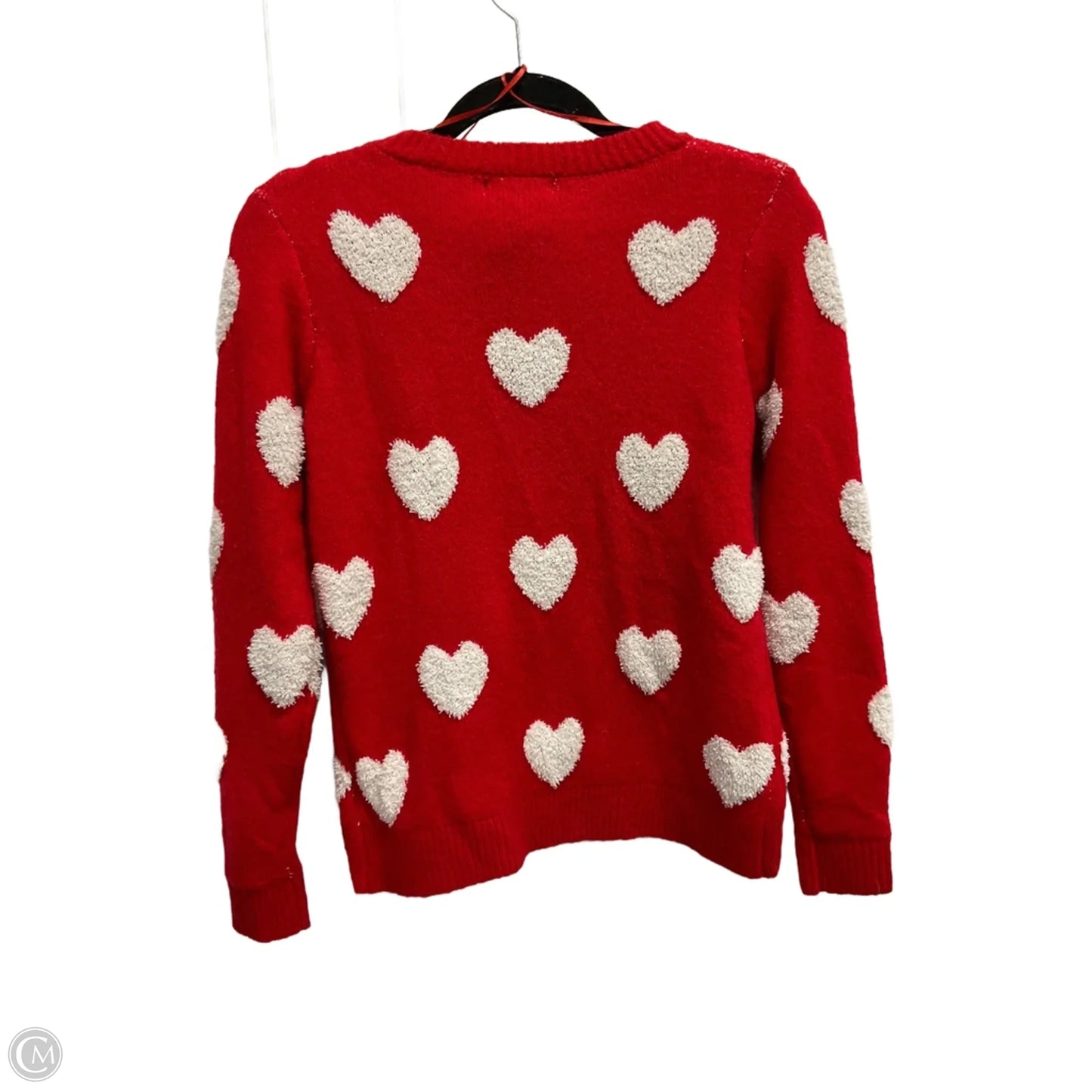 Sweater By Cupcakes And Cashmere In Red & White, Size: Xs