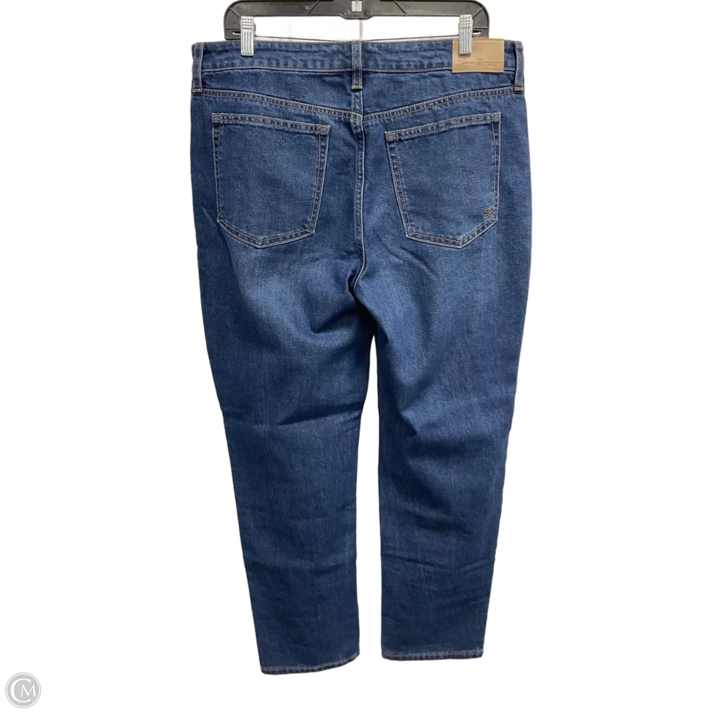 Jeans Straight By Seven 7 In Blue, Size: 14