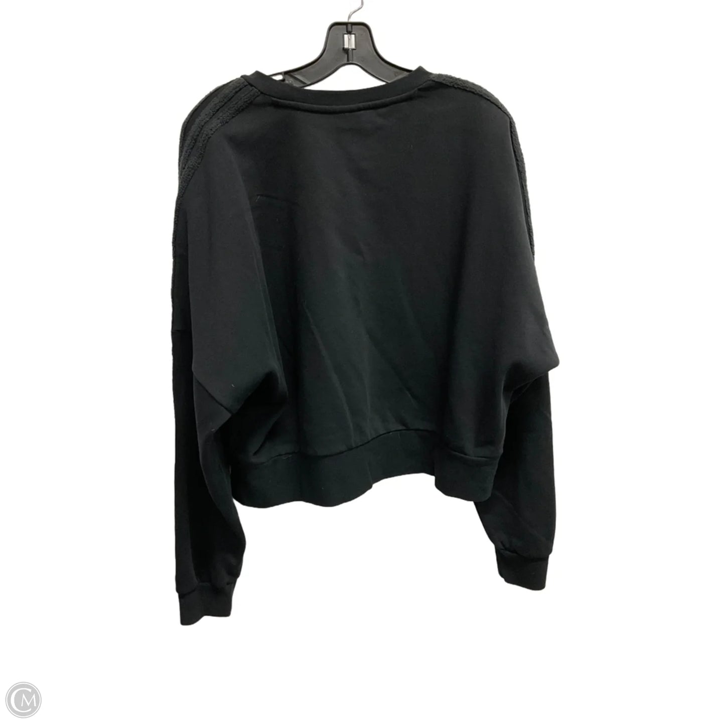 Sweatshirt Crewneck By Adidas In Black, Size: L