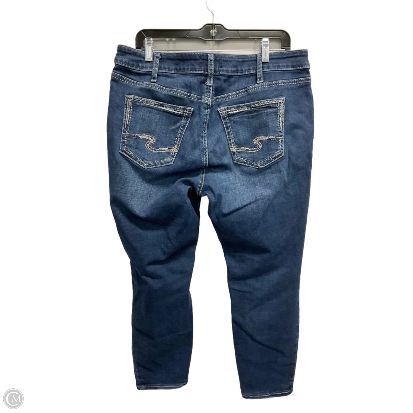 Jeans Skinny By Silver In Blue, Size: 14