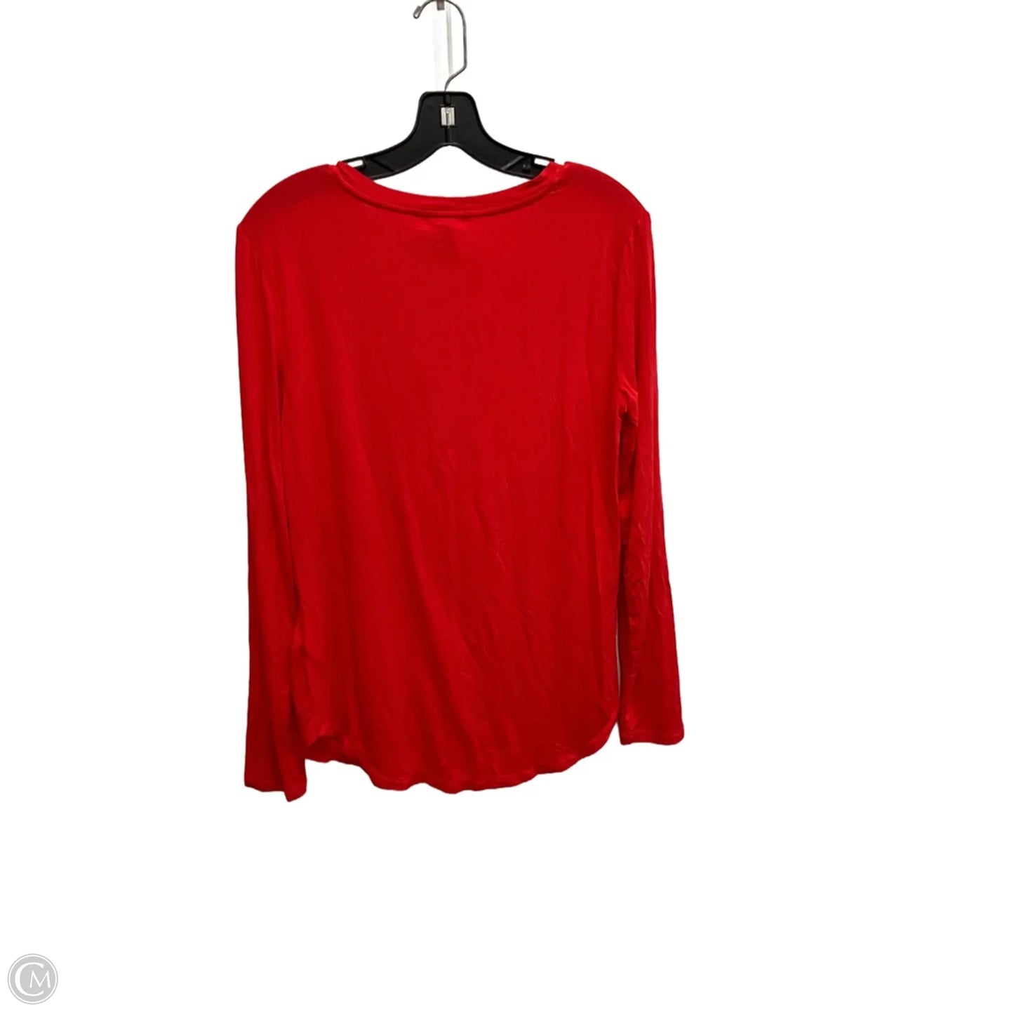 Top Long Sleeve Basic By Old Navy In Red, Size: L