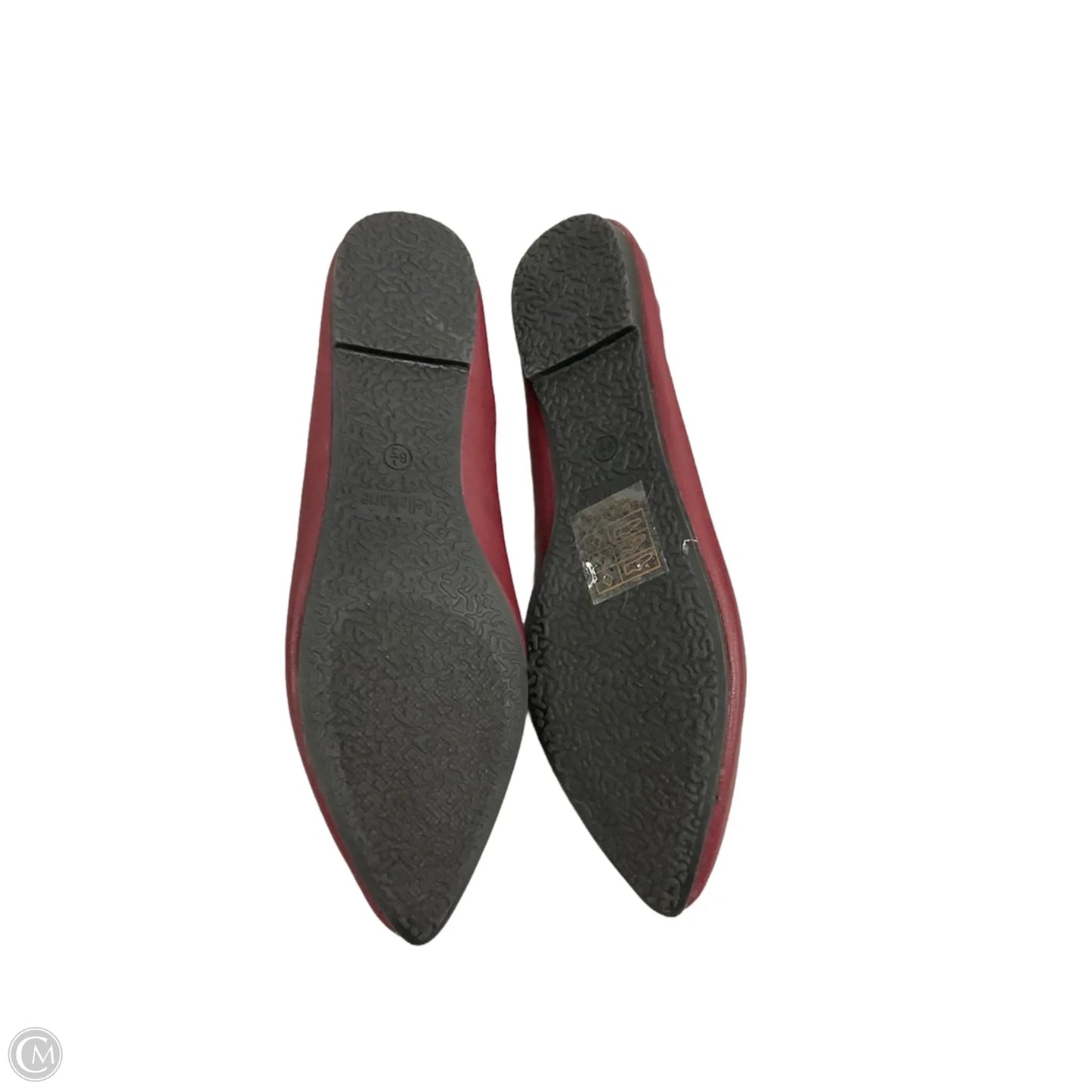 Shoes Flats By Bella Marie In Maroon, Size: 8.5