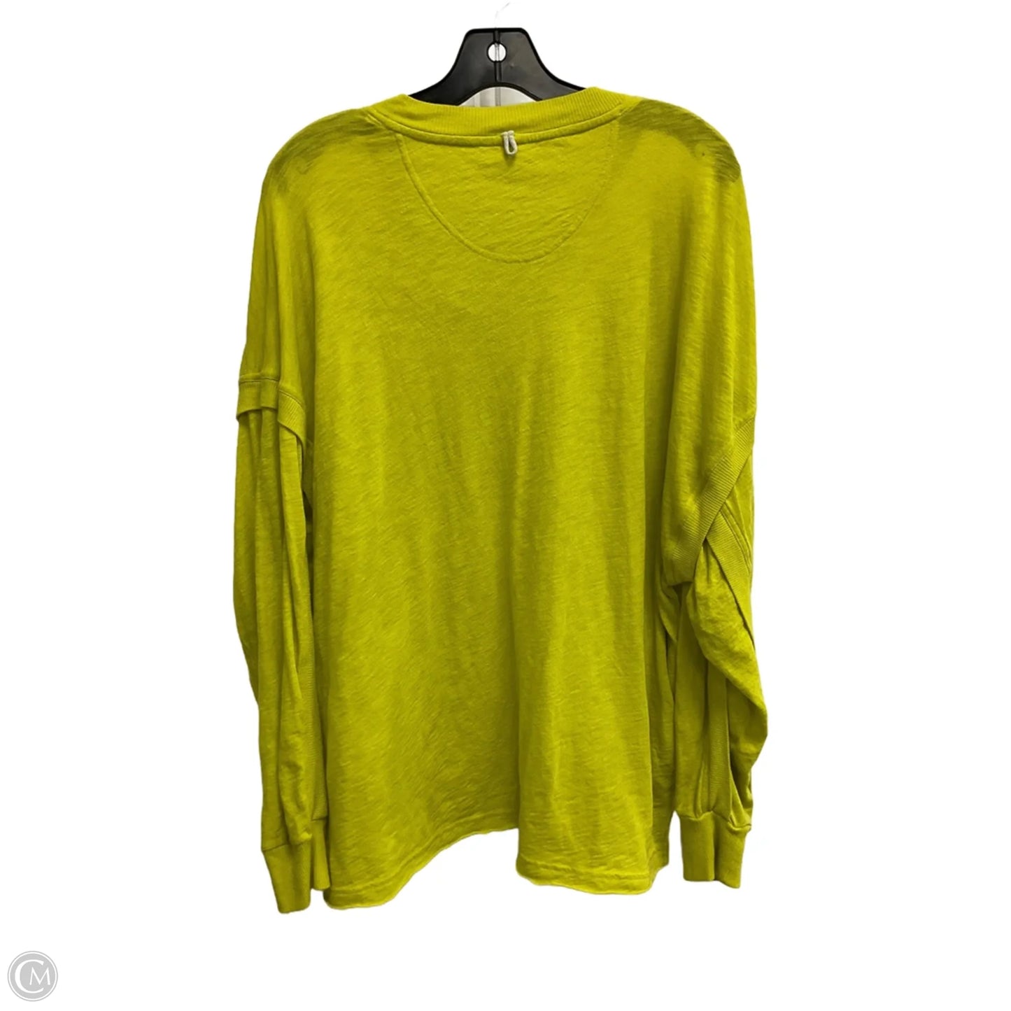 Top Long Sleeve By Free People In Yellow, Size: Xs
