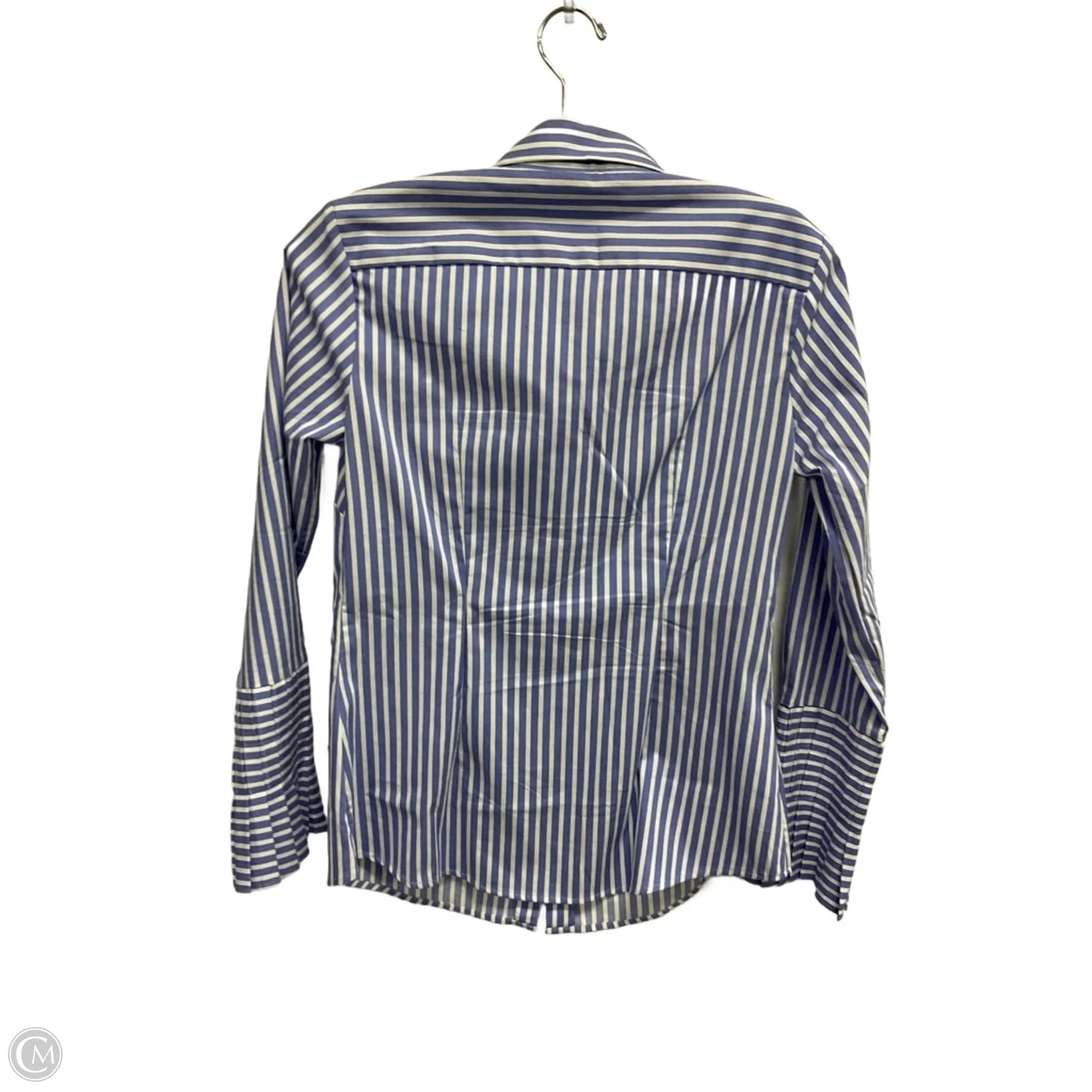 Top Long Sleeve By Banana Republic In Striped Pattern, Size: Xsp