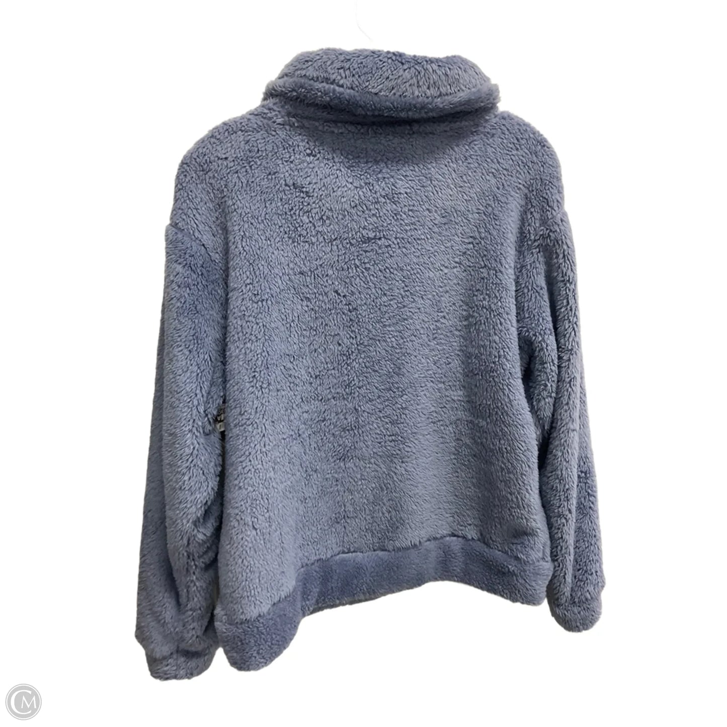 Jacket Faux Fur & Sherpa By Nicole By Nicole Miller In Blue, Size: M