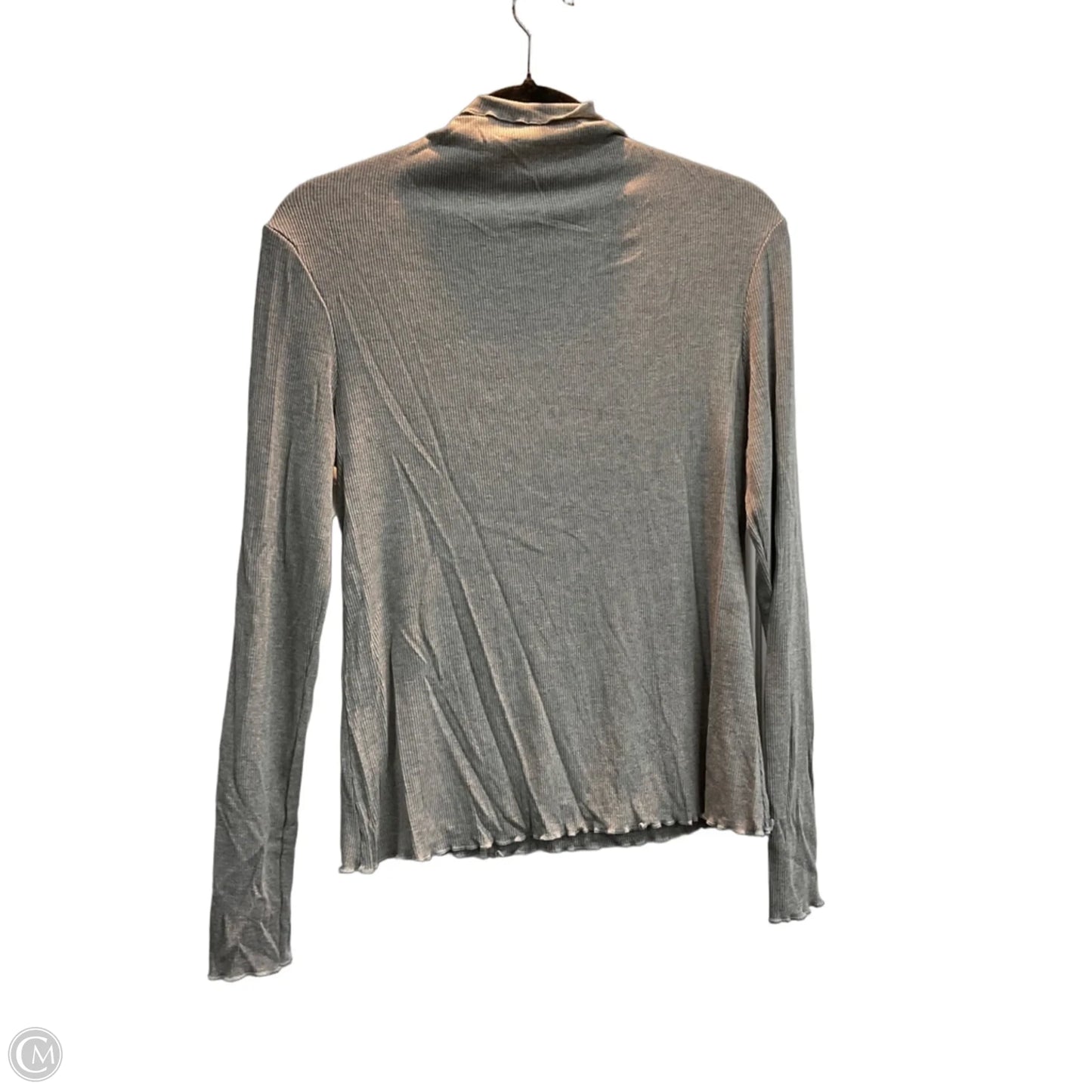 Top Long Sleeve Basic By Clothes Mentor In Grey, Size: L