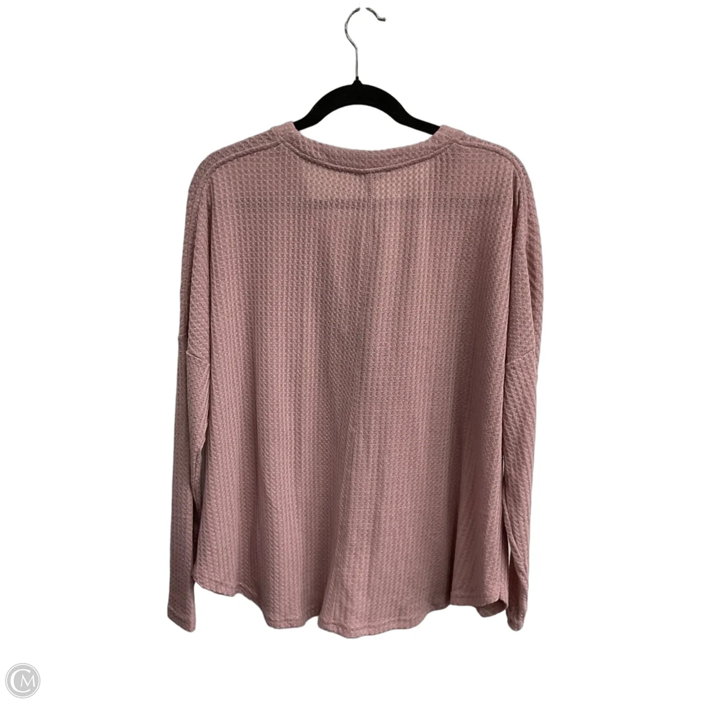 Top Long Sleeve By Clothes Mentor In Pink, Size: S