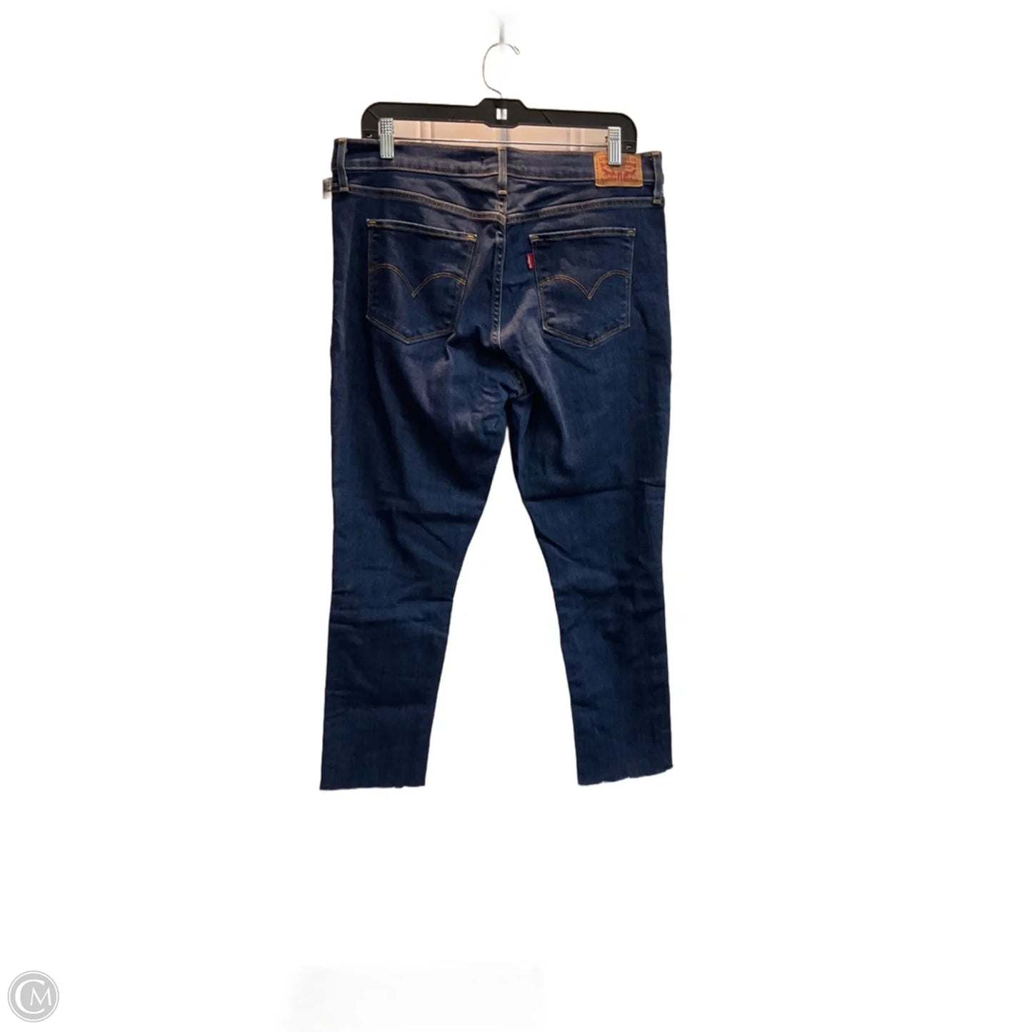Jeans Skinny By Levis In Blue, Size: 12