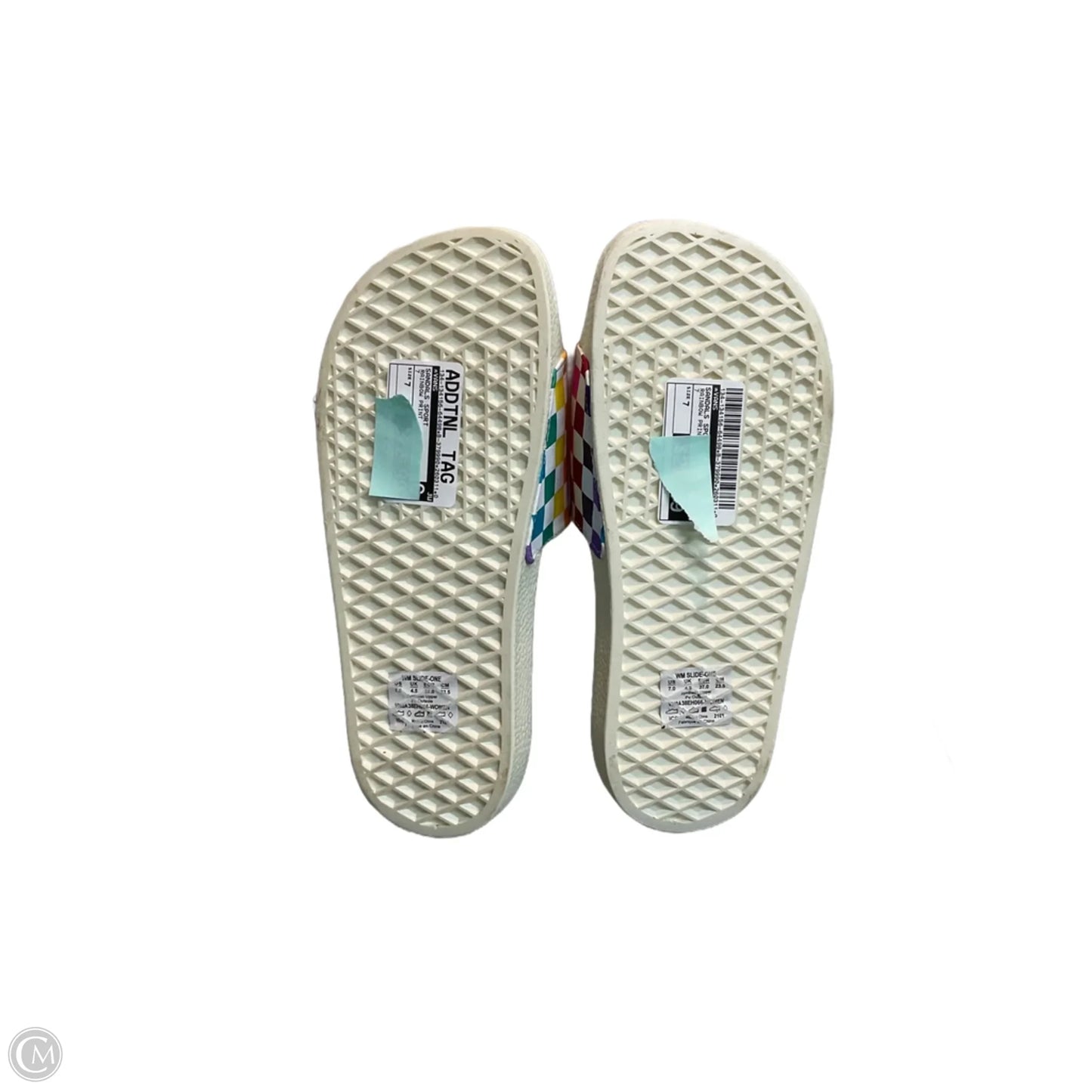 Sandals Sport By Vans In Rainbow Print, Size: 7