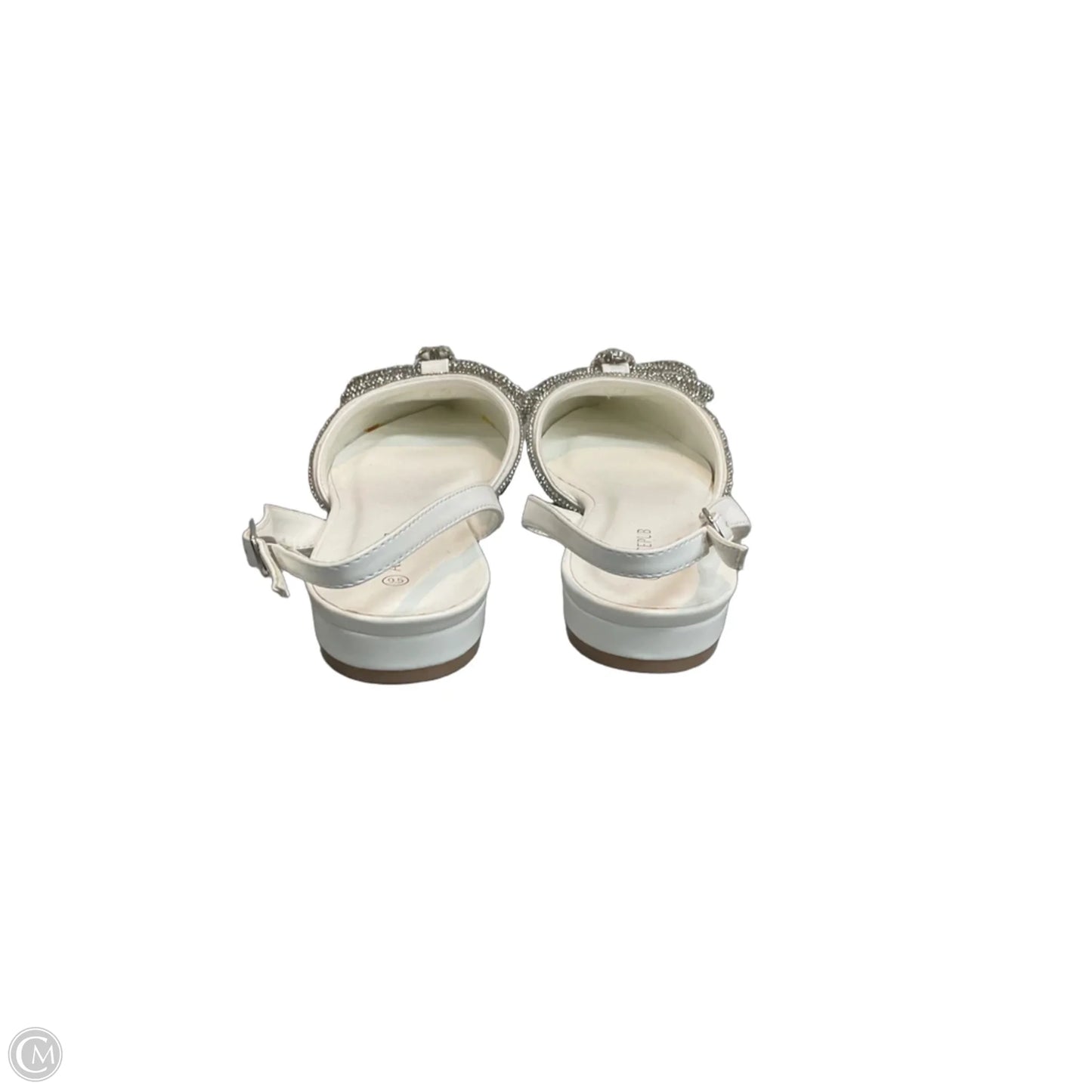 Shoes Flats By Clothes Mentor In White, Size: 9.5
