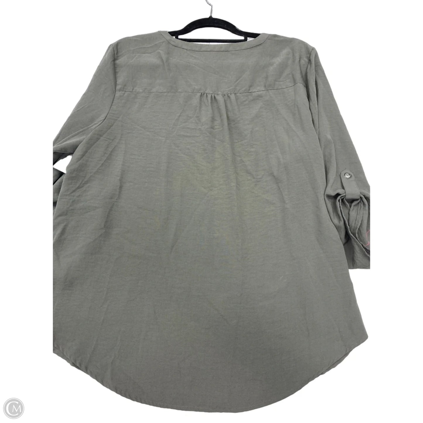 Top Long Sleeve By Maurices In Green, Size: Xl