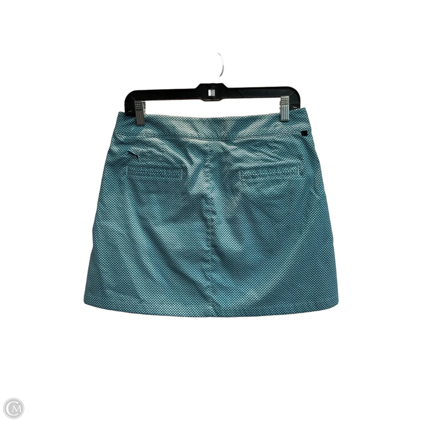 Athletic Skort By Puma In Blue & White, Size: 6