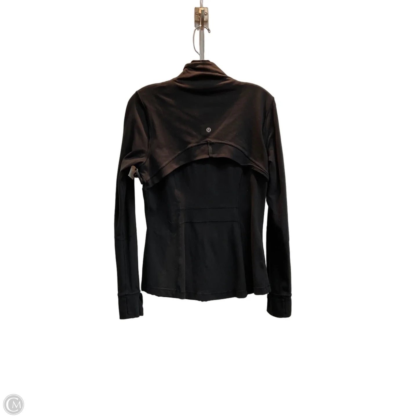 Athletic Jacket By Lululemon In Black, Size: M