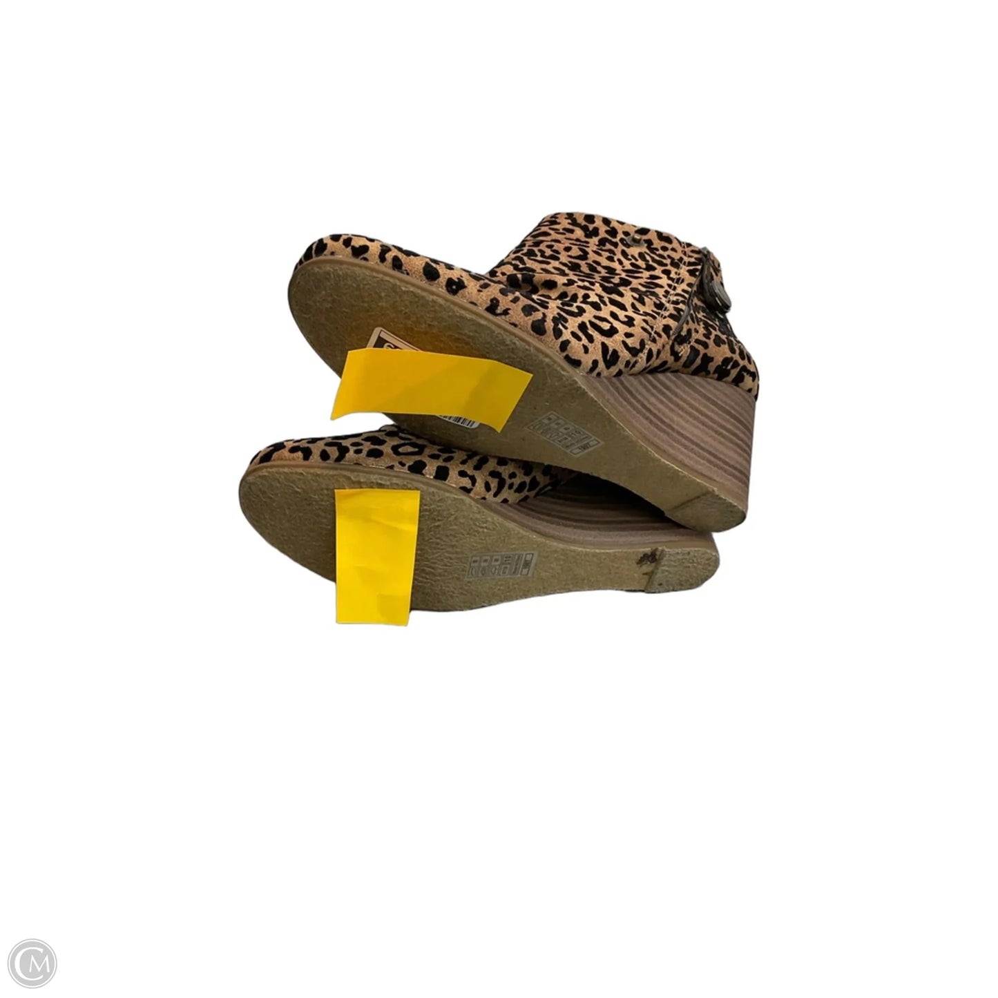 Boots Ankle Heels By Blowfish In Animal Print, Size: 10