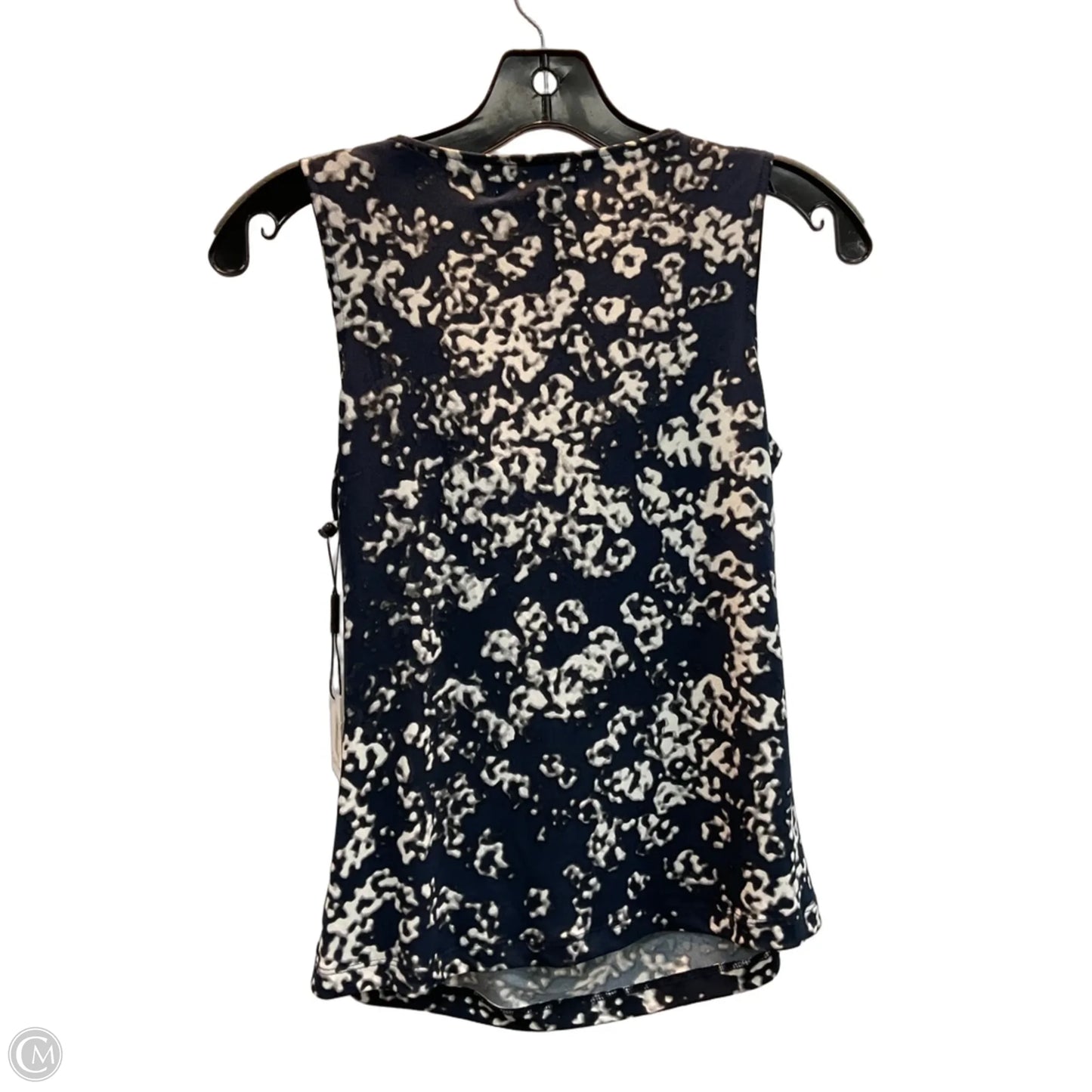 Top Sleeveless By Calvin Klein In Navy, Size: Xs