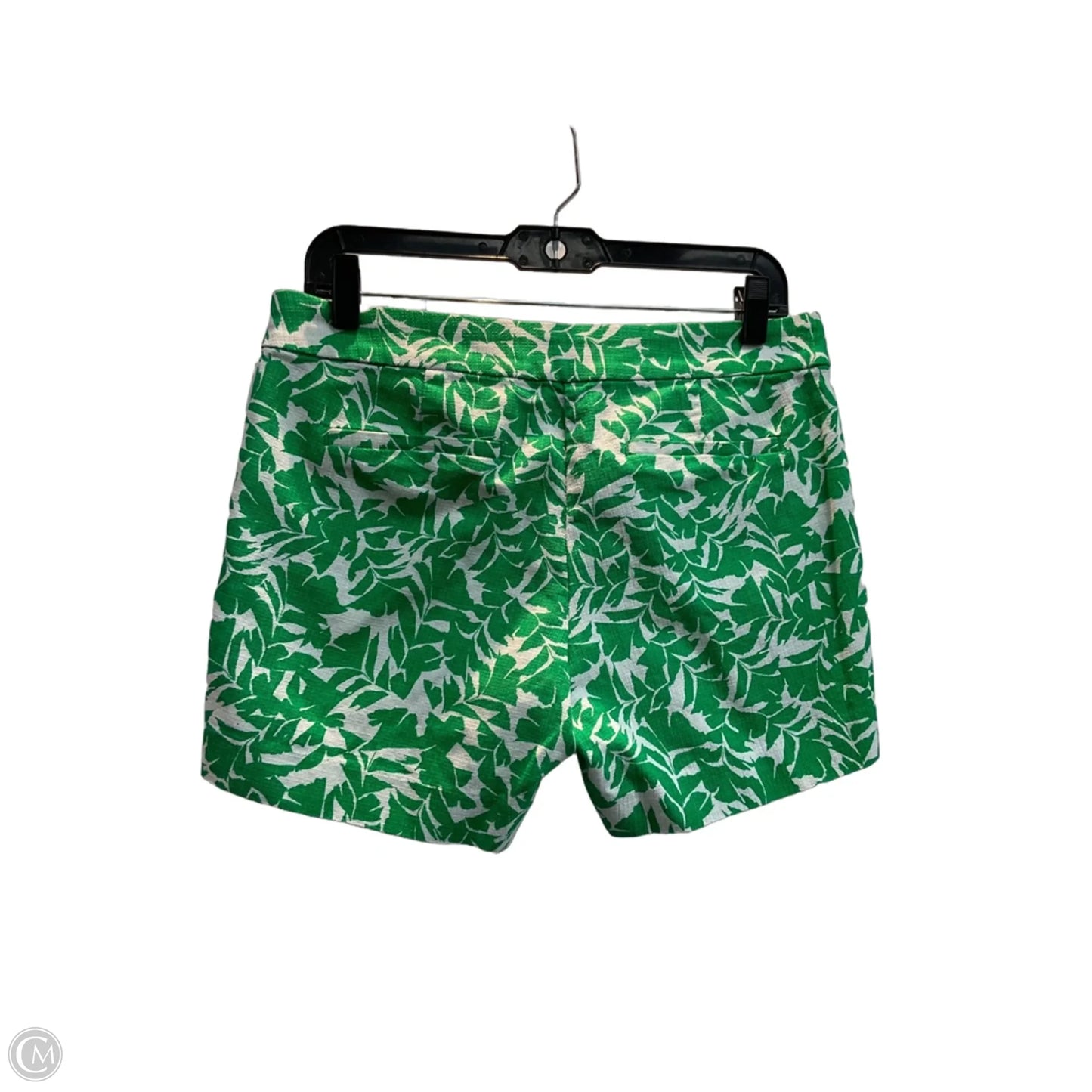 Shorts By J. Crew In Green & White, Size: 4