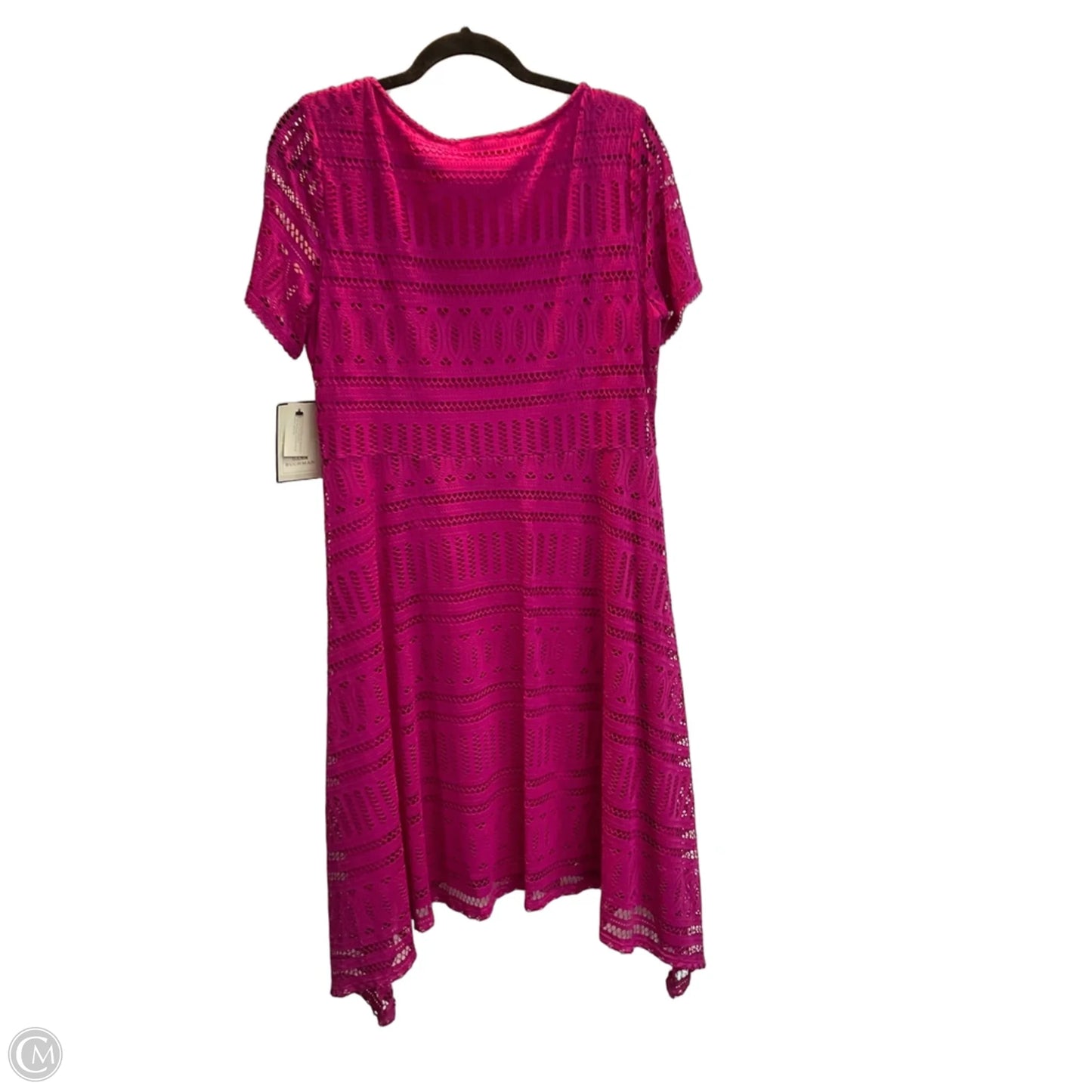 Dress Party Midi By Dana Buchman In Pink, Size: L