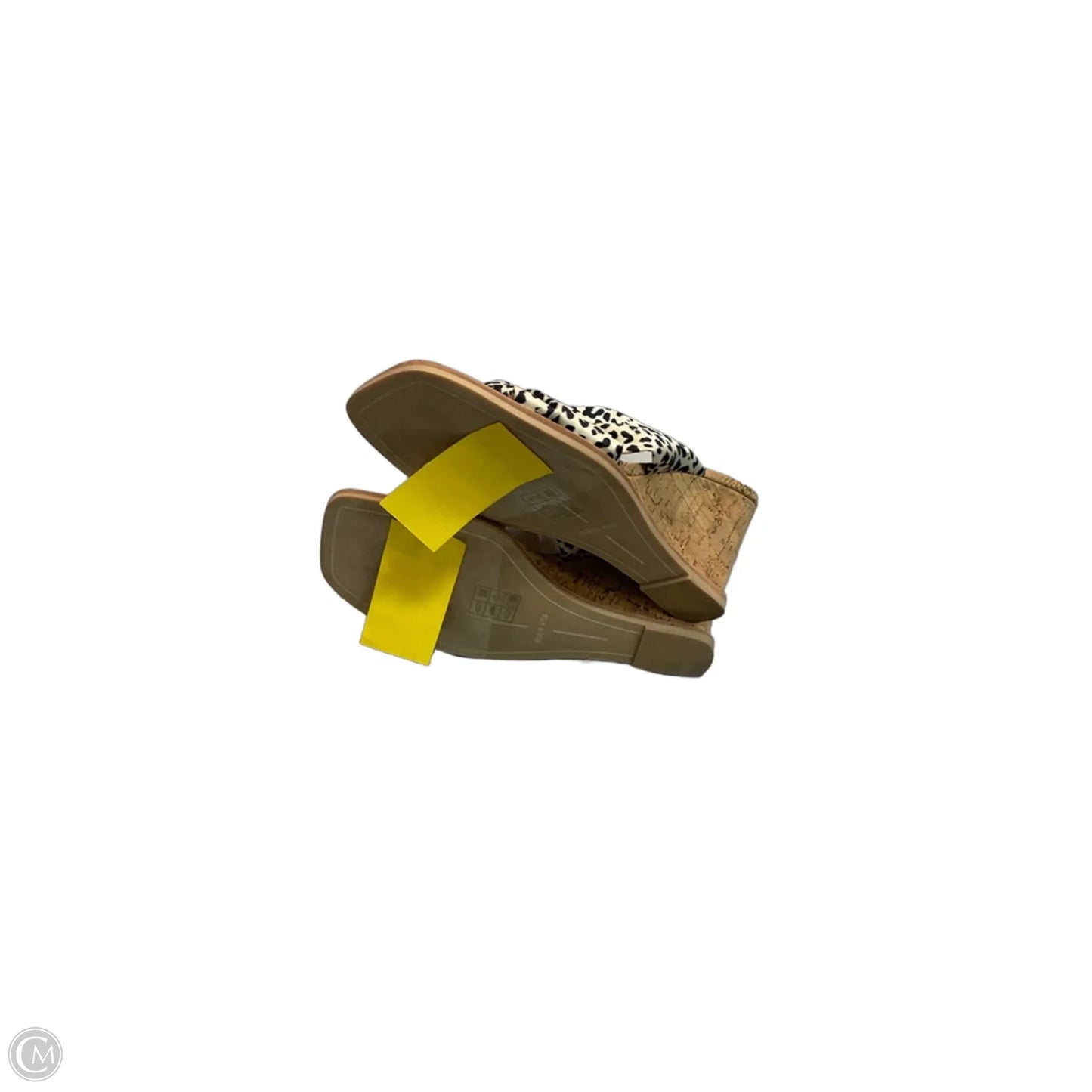 Sandals Heels Wedge By Dolce Vita In Animal Print, Size: 7