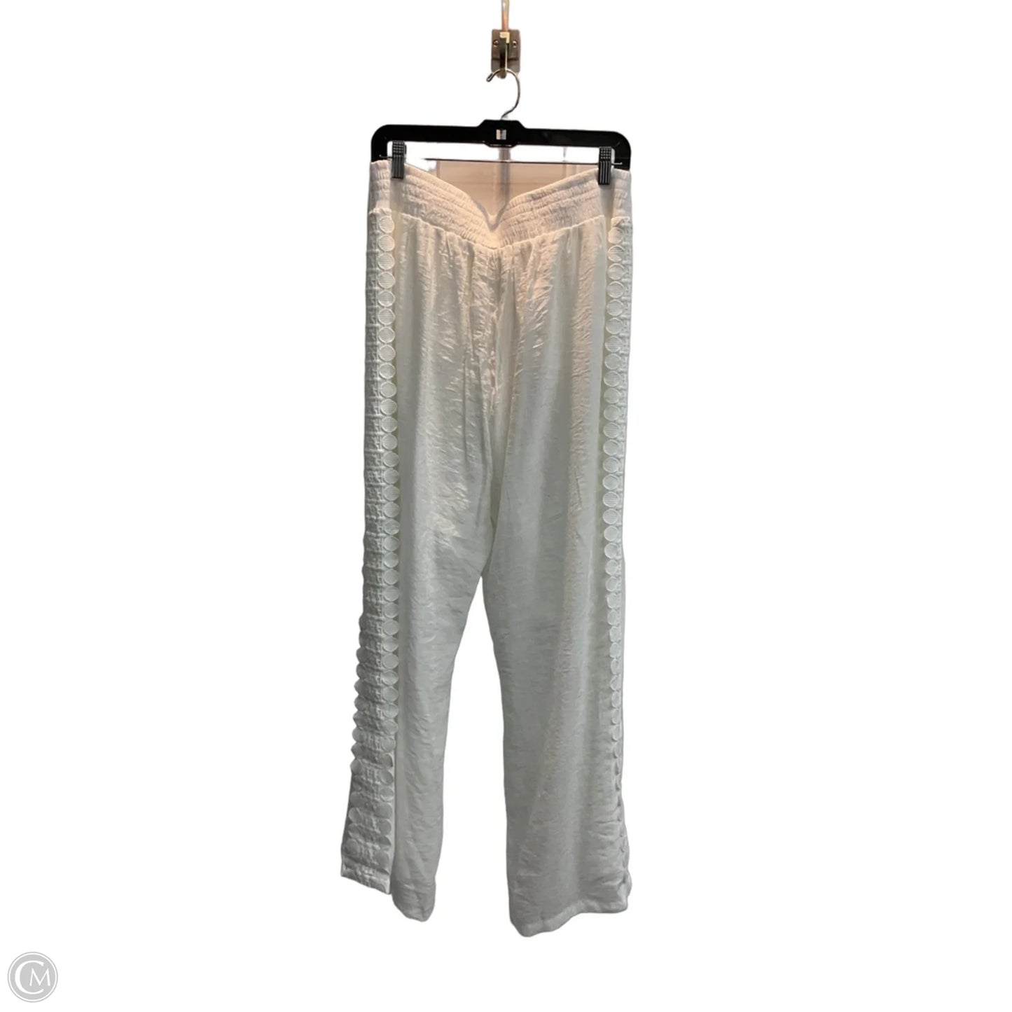 Pants Wide Leg By Krazy Kat In White, Size: 12